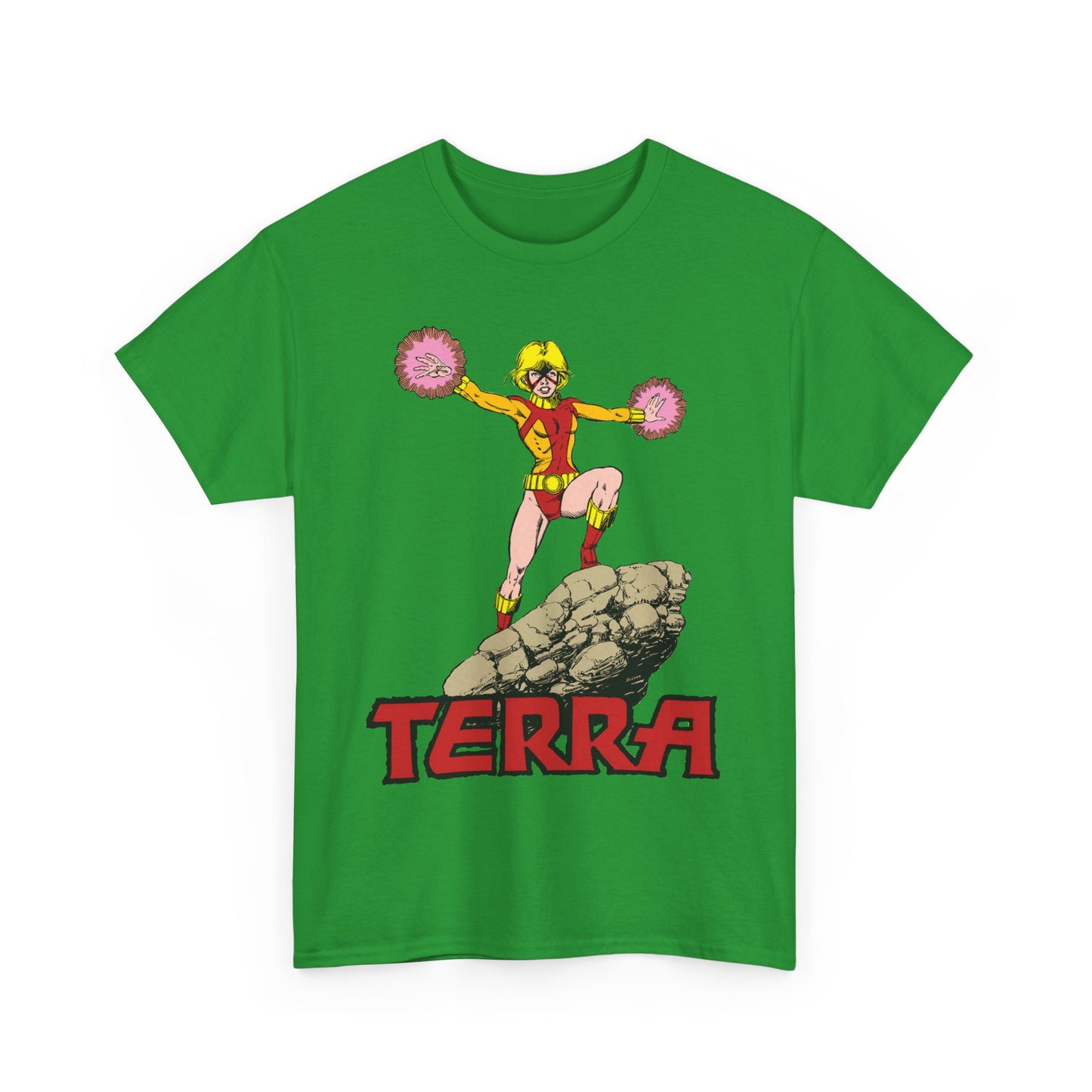 Terra T-Shirt - George Perez Art - - New Teen Titans & Traitor - Judas Contract - Tara Markov, Sister to Geo-Force - Deathstroke Ally - DC Comics