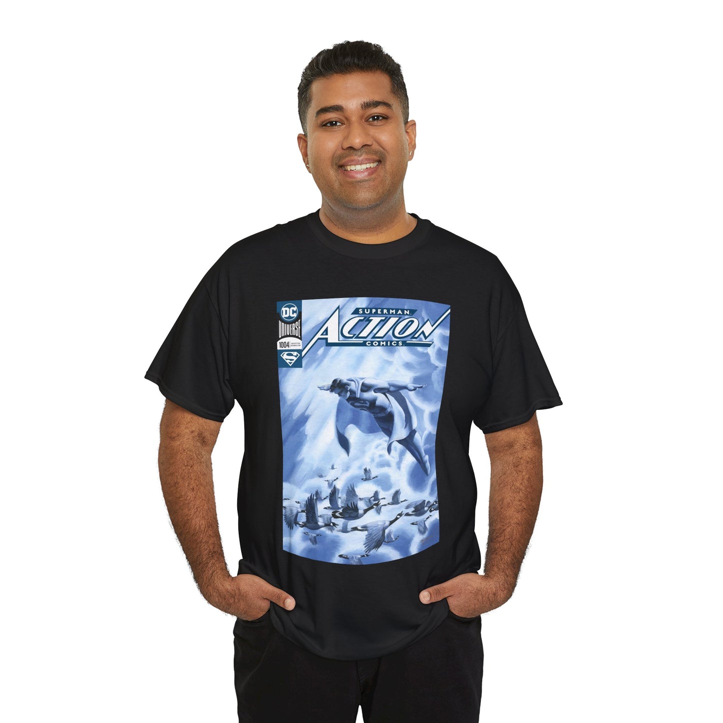Action Comics #1004 T-Shirt - Steve Rude Art - Superman - DC Comics