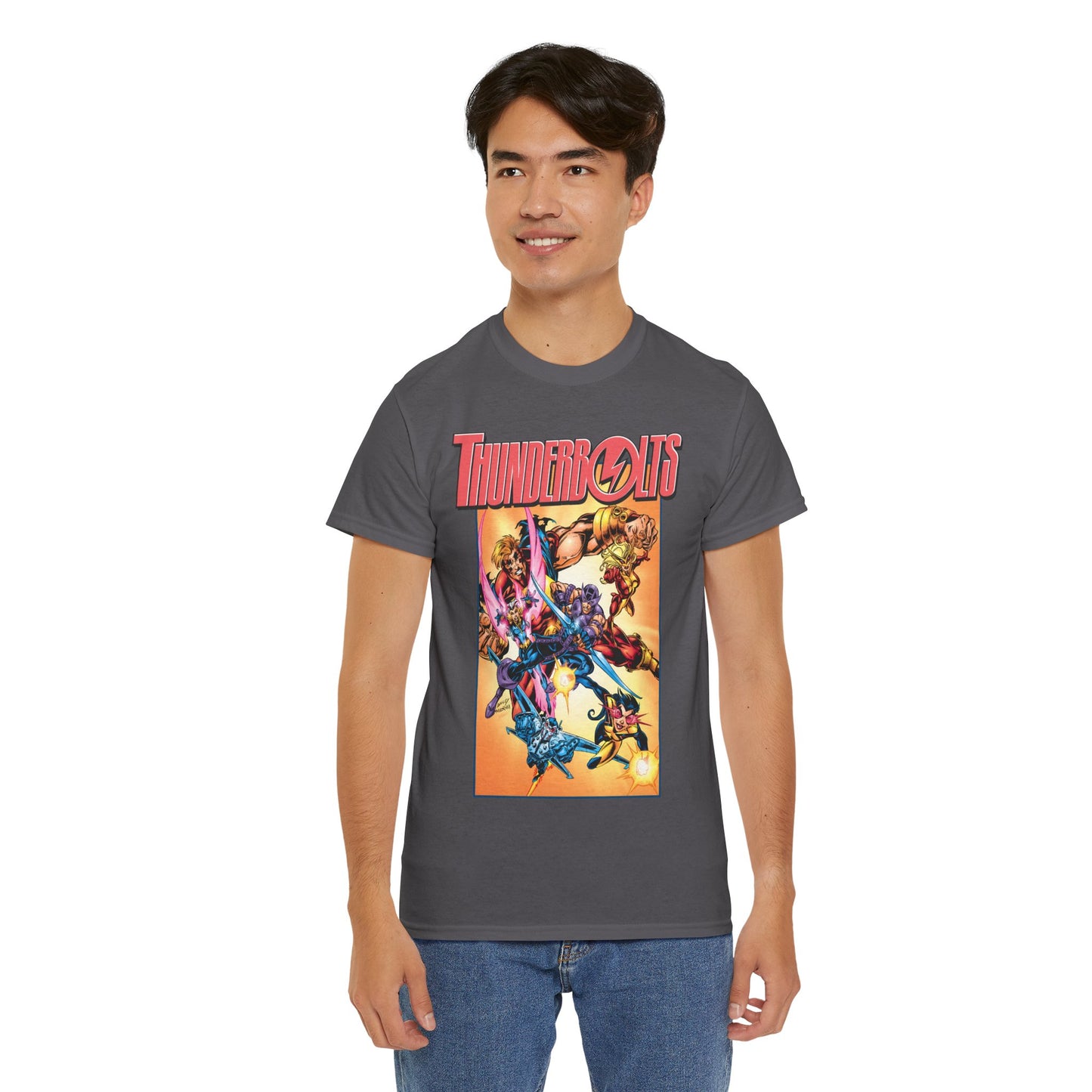 Thunderbolts T-Shirt - Mark Bagley Art - Hawkeye, Songbird - Marvel Comics - Avengers Connection