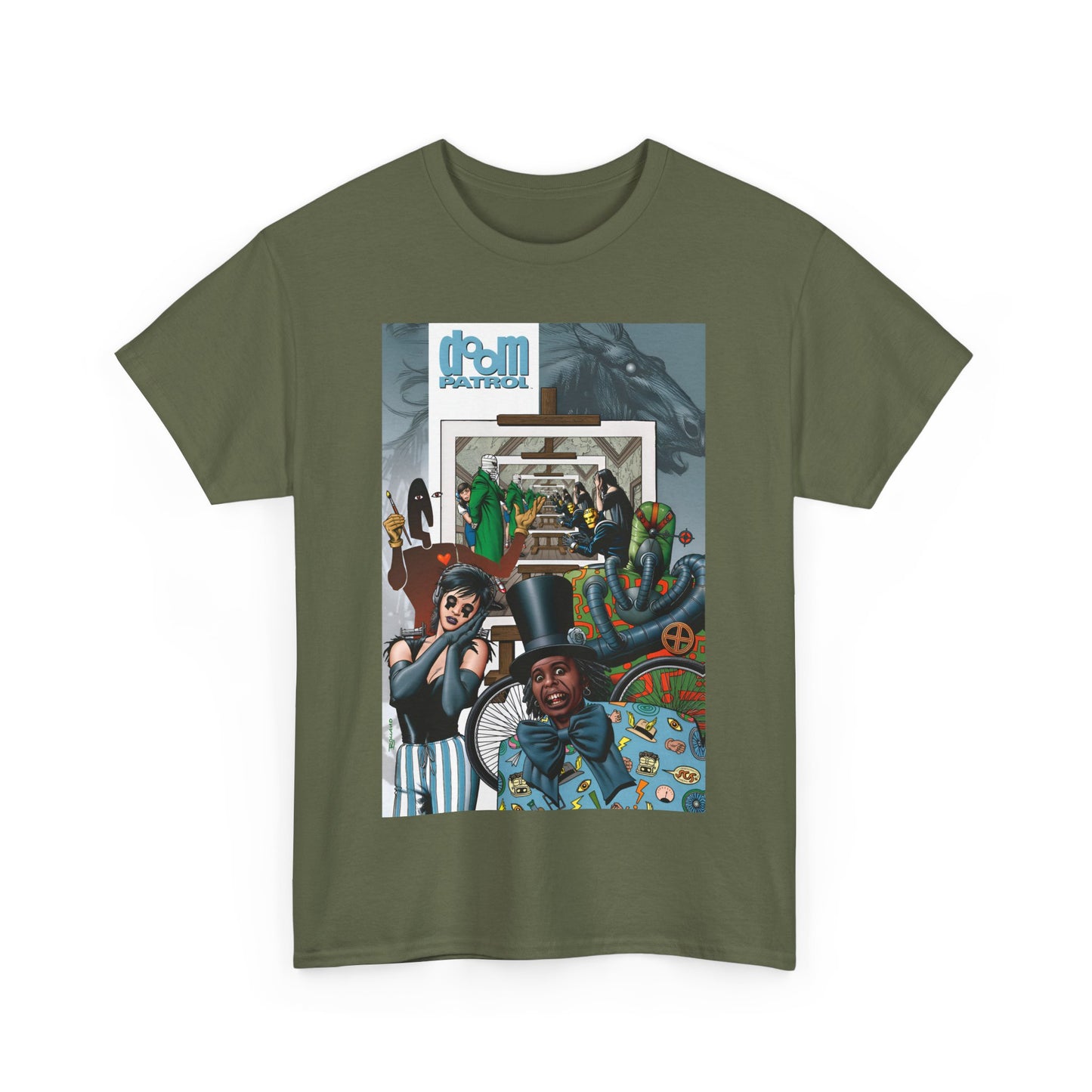 Doom Patrol T-Shirt - Brian Bolland Art - Grant Morrison Story - DC Comics/Vertigo Comics