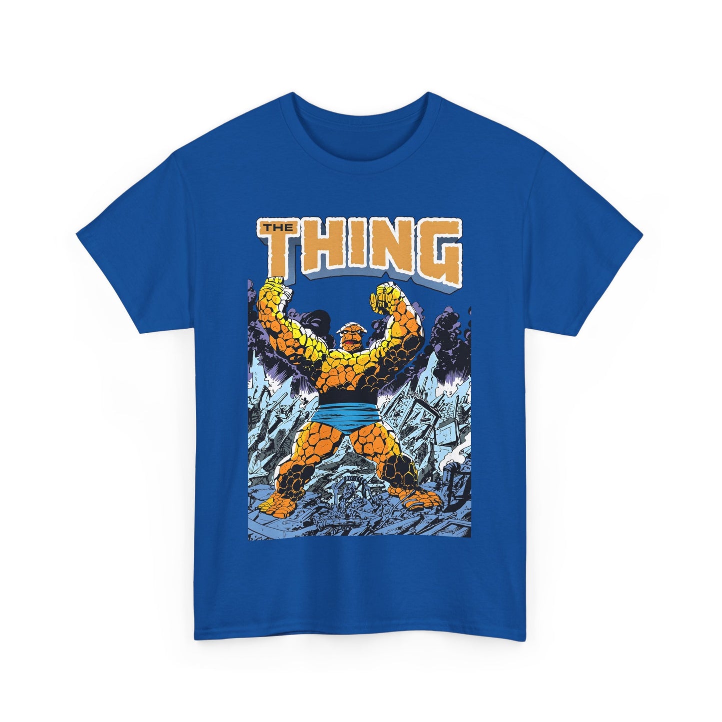 The Thing T-Shirt - John Byrne Art - Member of the Fantastic Four - Marvel Comics 1980s - Ben Grimm