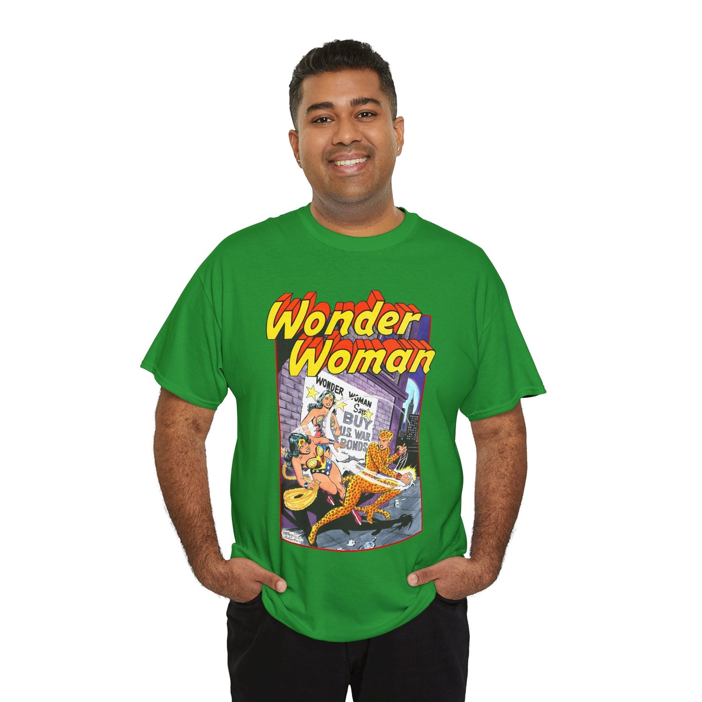 Wonder Woman T-Shirt - José Luis García-López Art - Vs The Cheetah - Classic Bronze Age Art - DC Comics