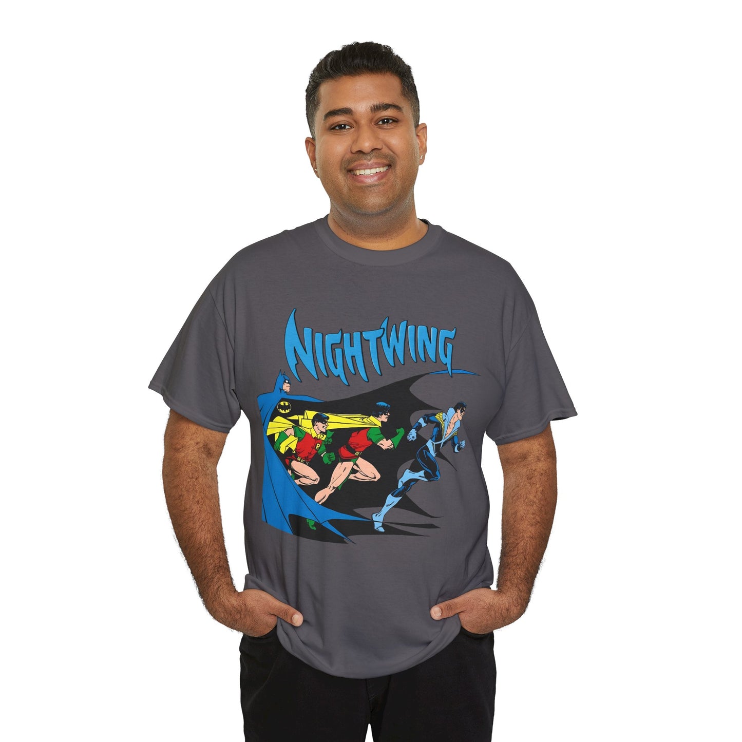 Nightwing T-Shirt - George Perez Art - Batman, Bruce Wayne, Robin, Dick Grayson - New Teen Titans Leader - DC Comics
