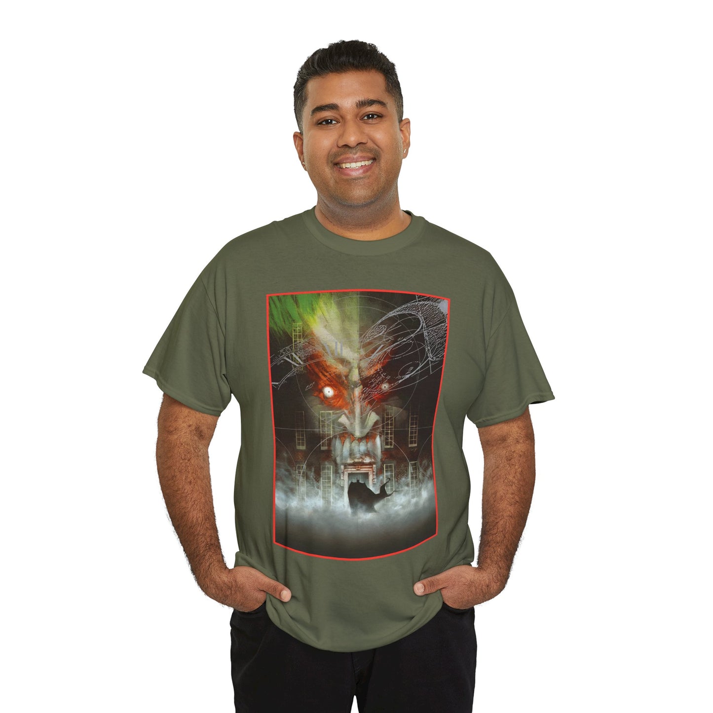 Batman: Arkham Asylum T-Shirt - Dave McKean Art - From the Grant Morrison Graphic Novel - DC Comics - Dark Knight Detective