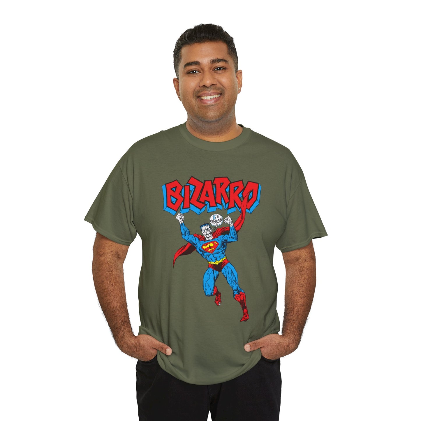 Bizarro T-Shirt - Superman Villain - DC Comics - Bizarro World - Who's Who Art - Silver Age Favourite