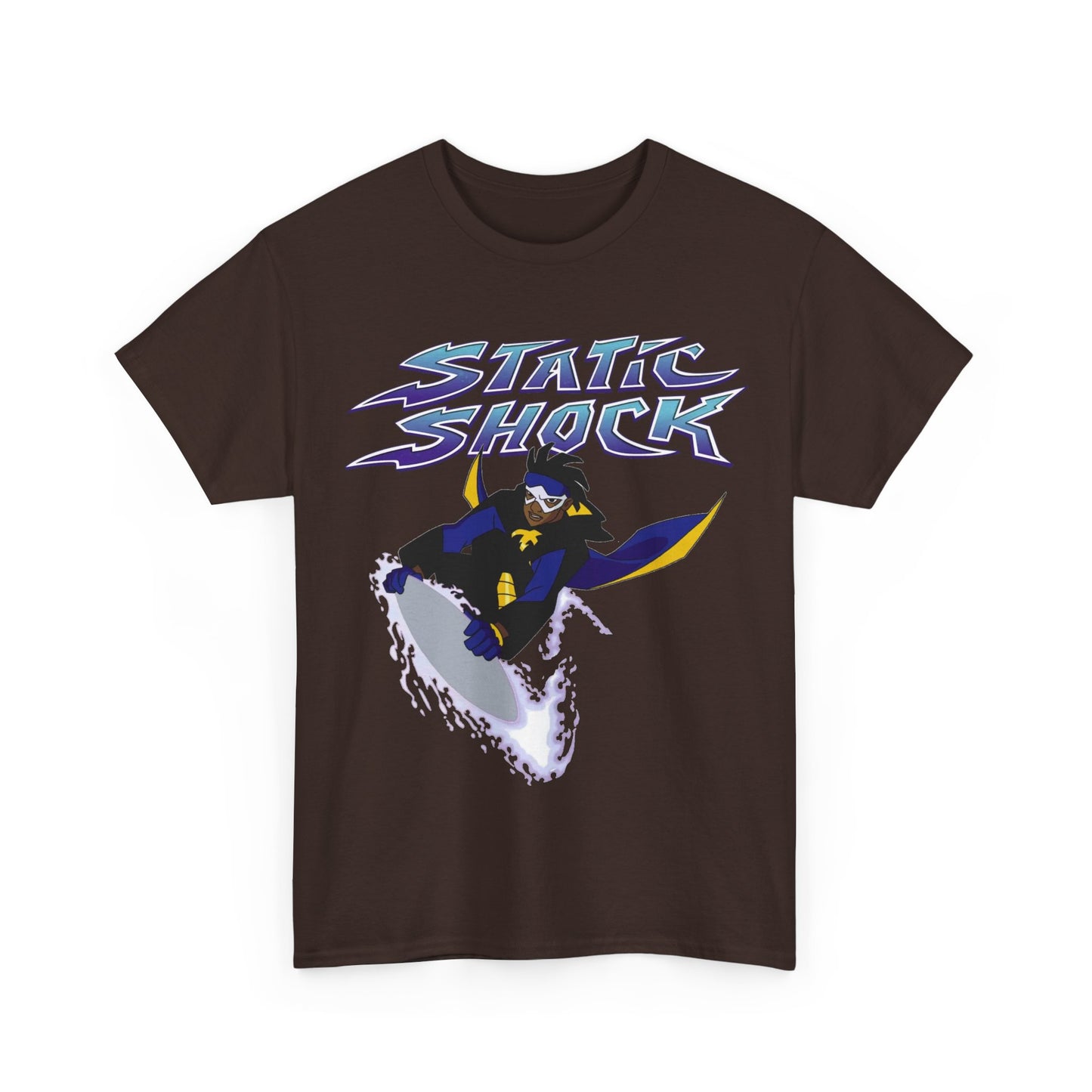 Static Shock T-Shirt - Milestone Comics - WB 1990s Animated Series - DC Comics - Virgil Hawkins