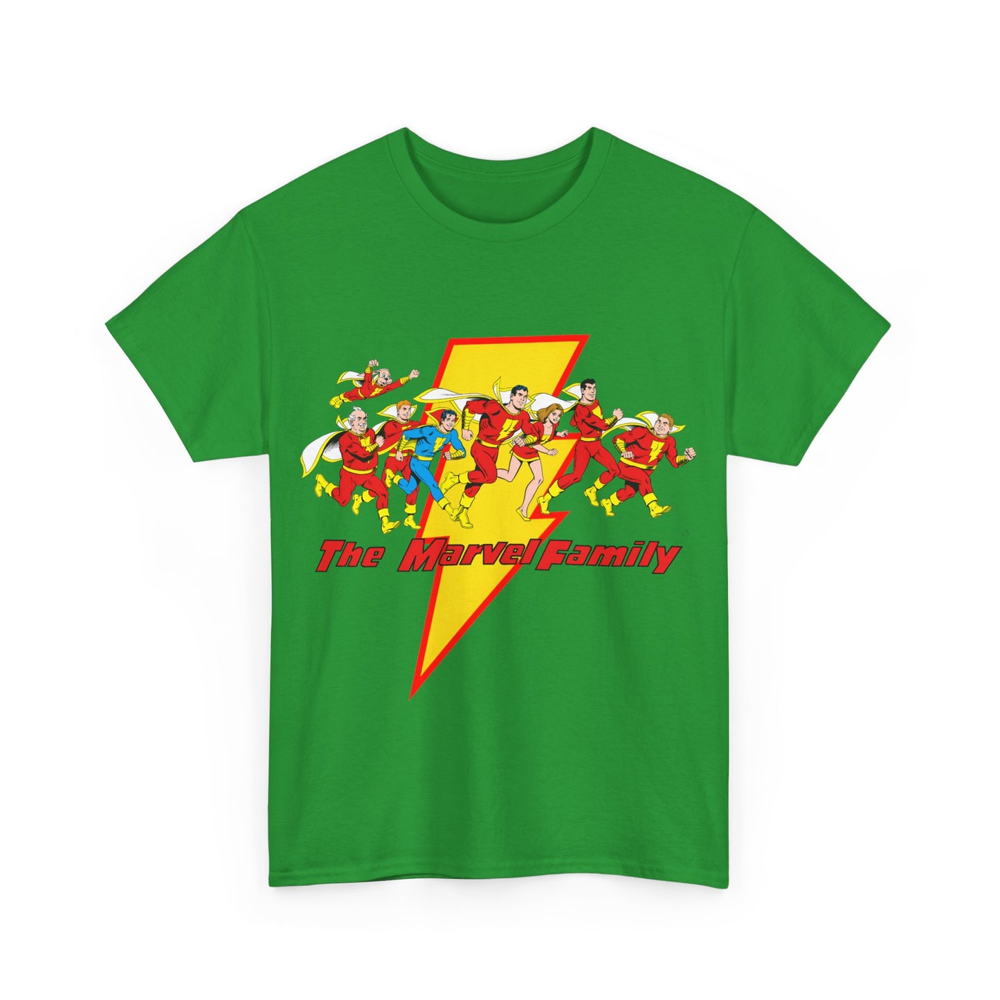 Marvel Family T-Shirt - Shazam - DC Comics - Mary Marvel, Hoppy the Marvel Bunny, Uncle Marvel, Captain Marvel Jr - DC Who's Who Art