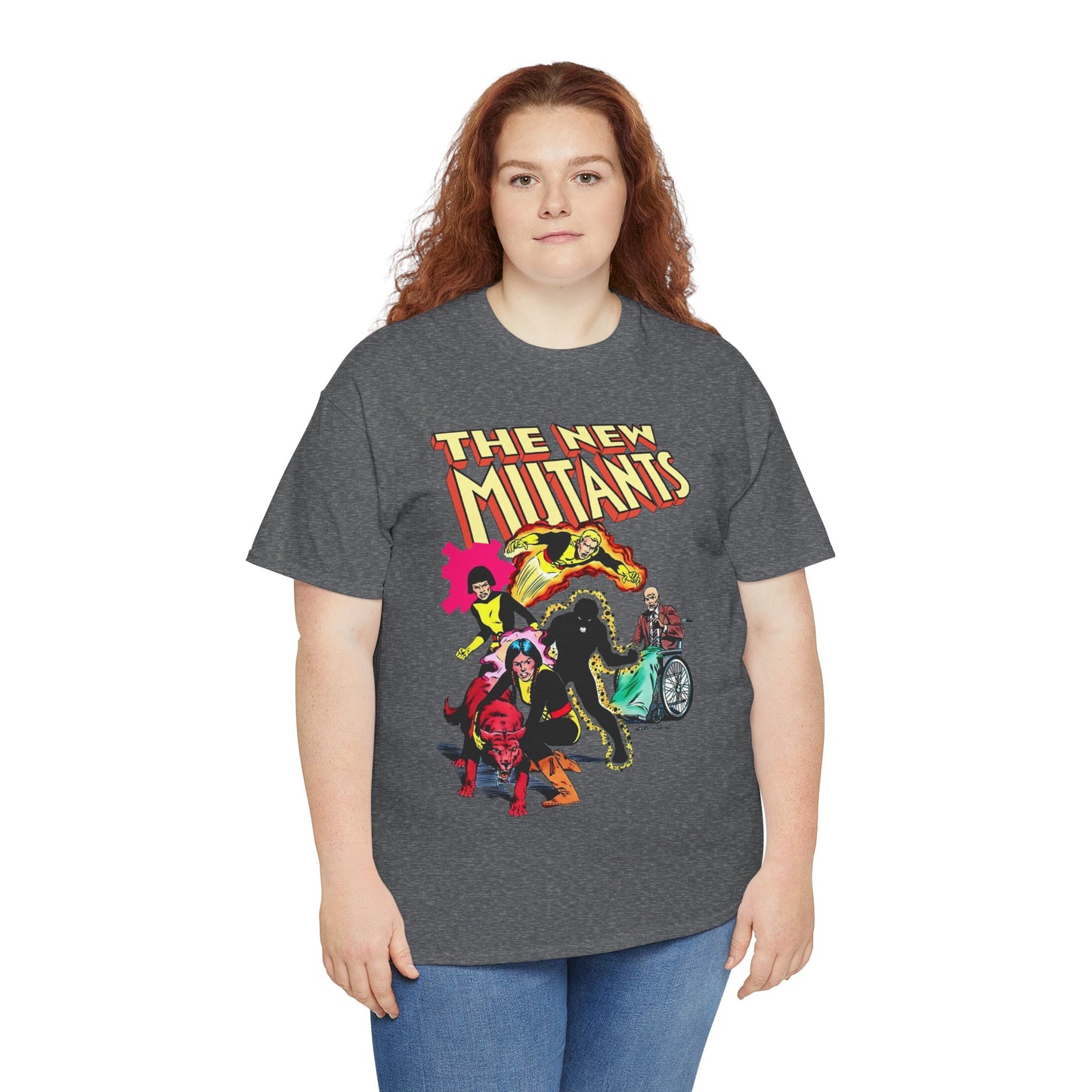 New Mutants T-Shirt - Sunspot, Cannonball, Mirage, Karma, Danni Moonstar - X-Men Characters - Marvel Comics - Mutant Students - Professor X