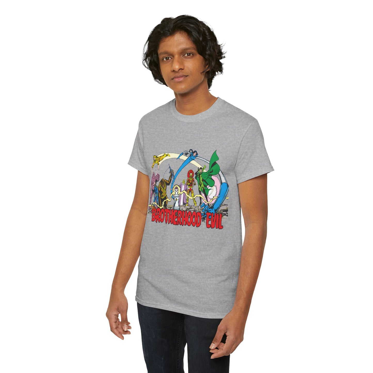 Brotherhood of Evil T-Shirt - George Perez Art - New Teen Titans, Doom Patrol - DC Comics - Madame Rouge, Phobia