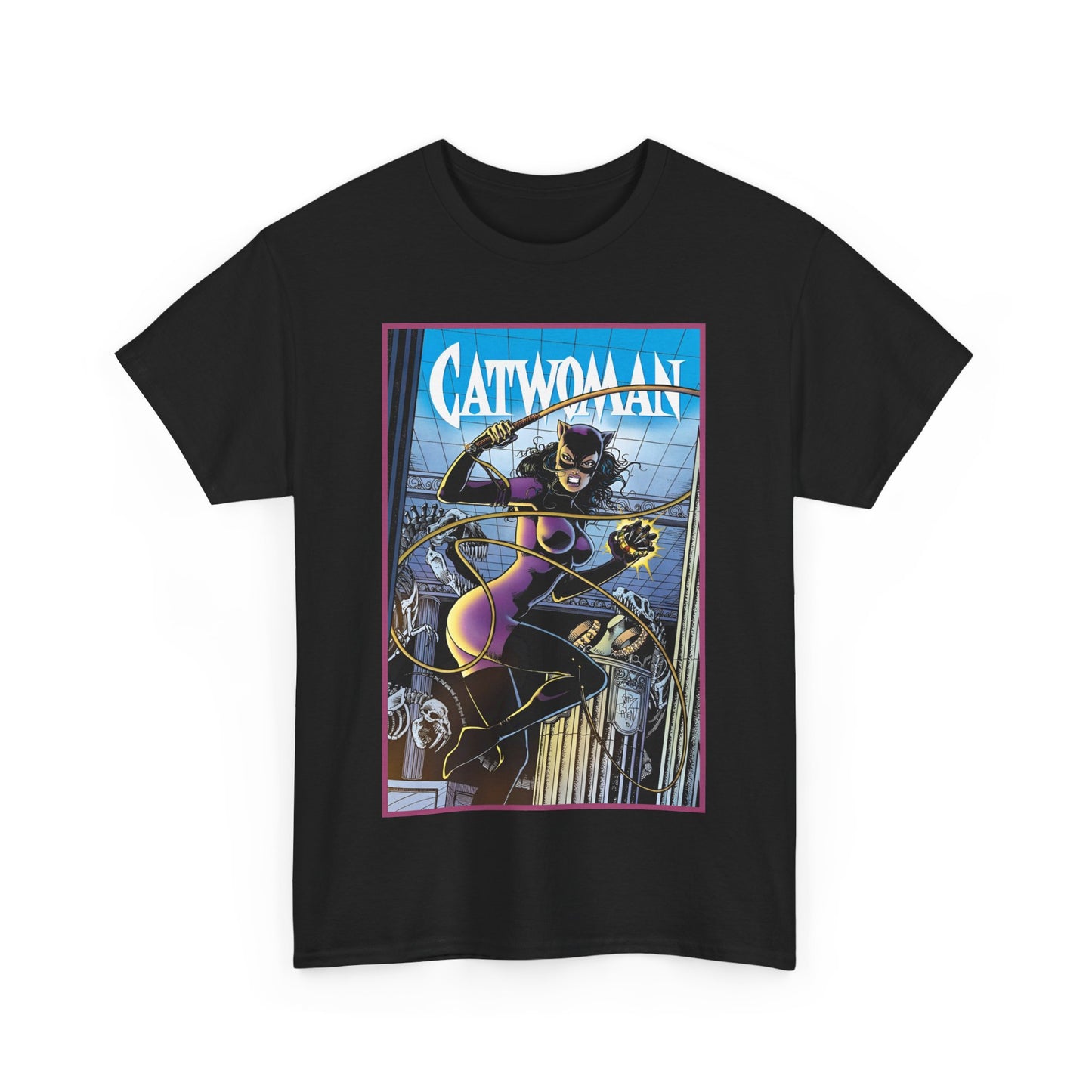 Catwoman T-Shirt - Jim Balent 1990s Art - Selina Kyle - Batman Character, Ally - Gotham City - DC Comics