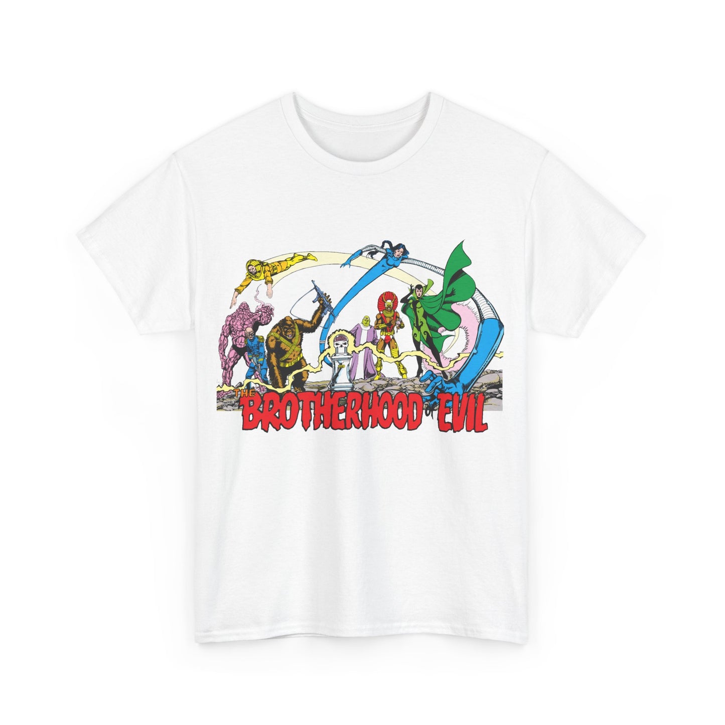 Brotherhood of Evil T-Shirt - George Perez Art - New Teen Titans, Doom Patrol - DC Comics - Madame Rouge, Phobia