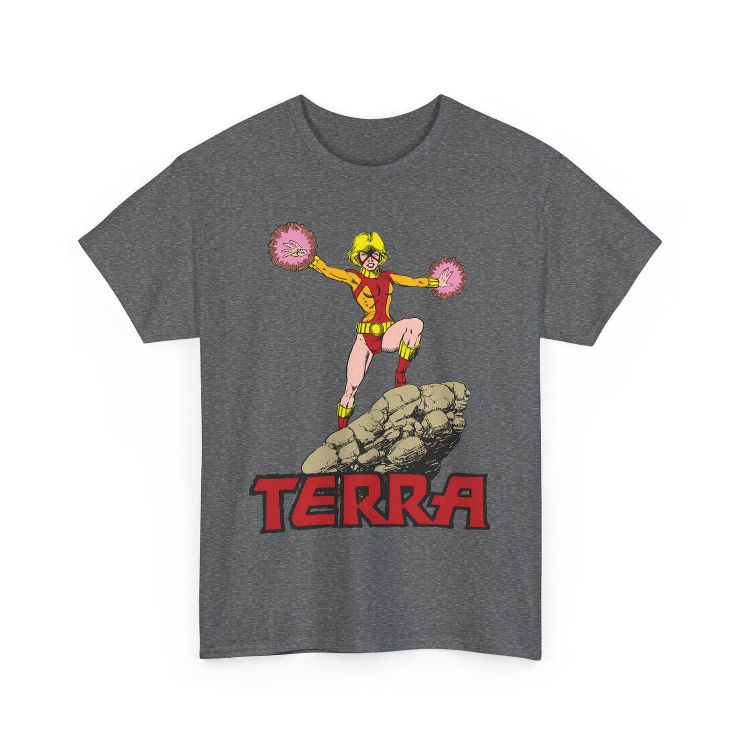 Terra T-Shirt - George Perez Art - - New Teen Titans & Traitor - Judas Contract - Tara Markov, Sister to Geo-Force - Deathstroke Ally - DC Comics