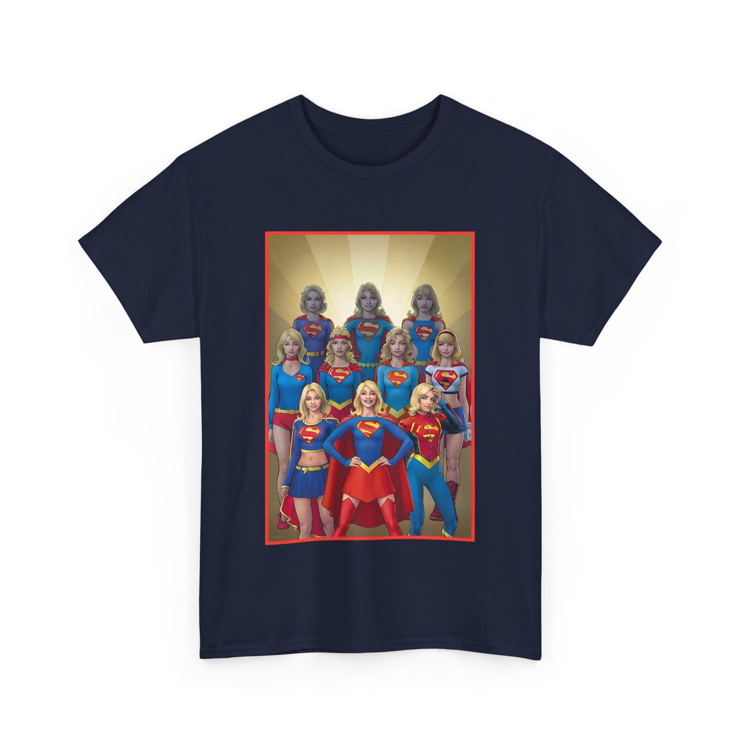 Supergirl Through the Ages T-Shirt - Nicola Scott Art - Kara from Kandor, Superman's Cousin, Linda Danvers - Survivor from Krypton - DC Comics
