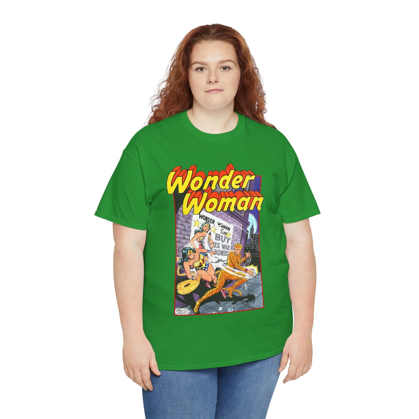 Wonder Woman T-Shirt - José Luis García-López Art - Vs The Cheetah - Classic Bronze Age Art - DC Comics