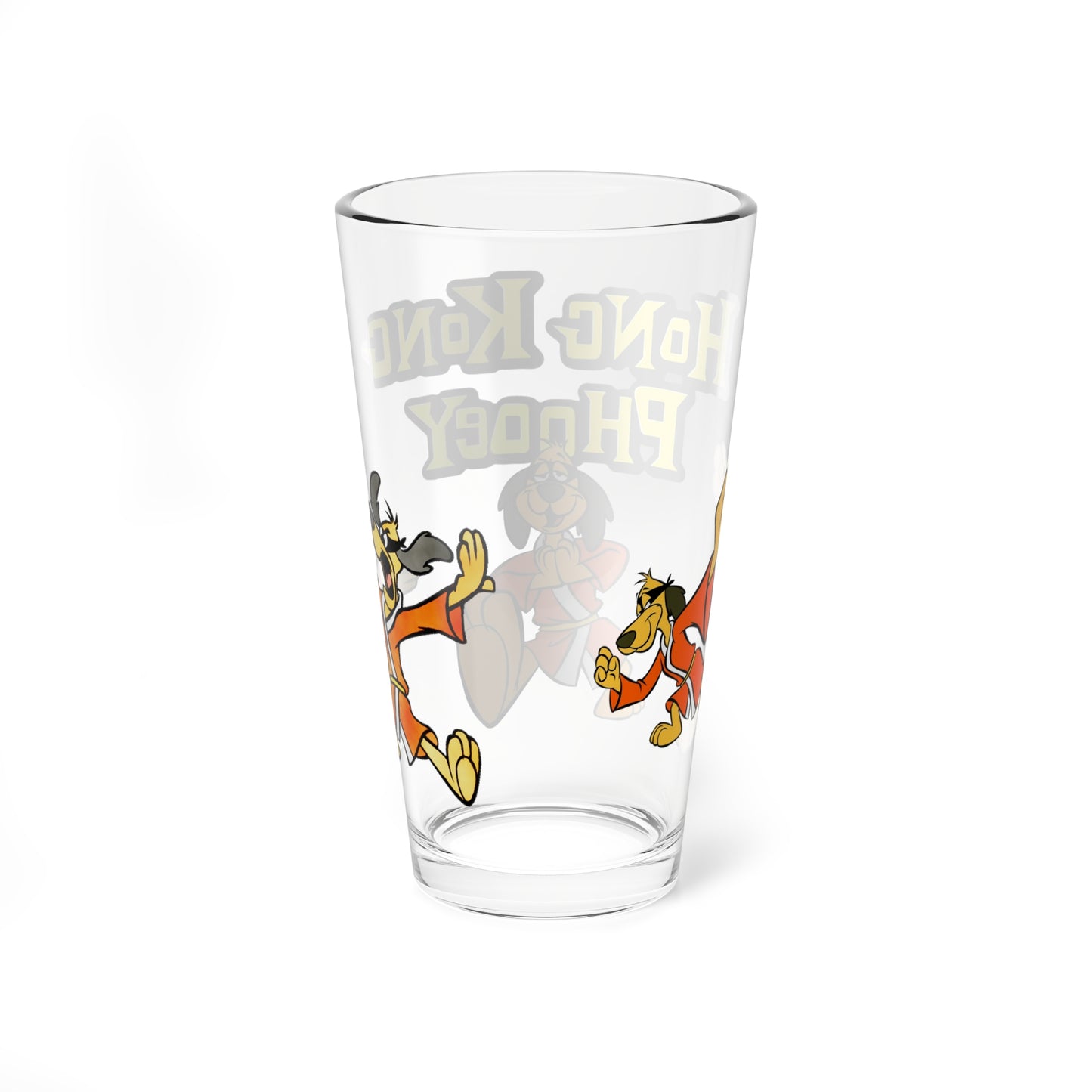 Hong Kong Phooey Pint Glass, 16oz - Penrod "Penry" Pooch - Mild-Mannered Janitor - Hanna-Barbera Saturday Morning Cartoon
