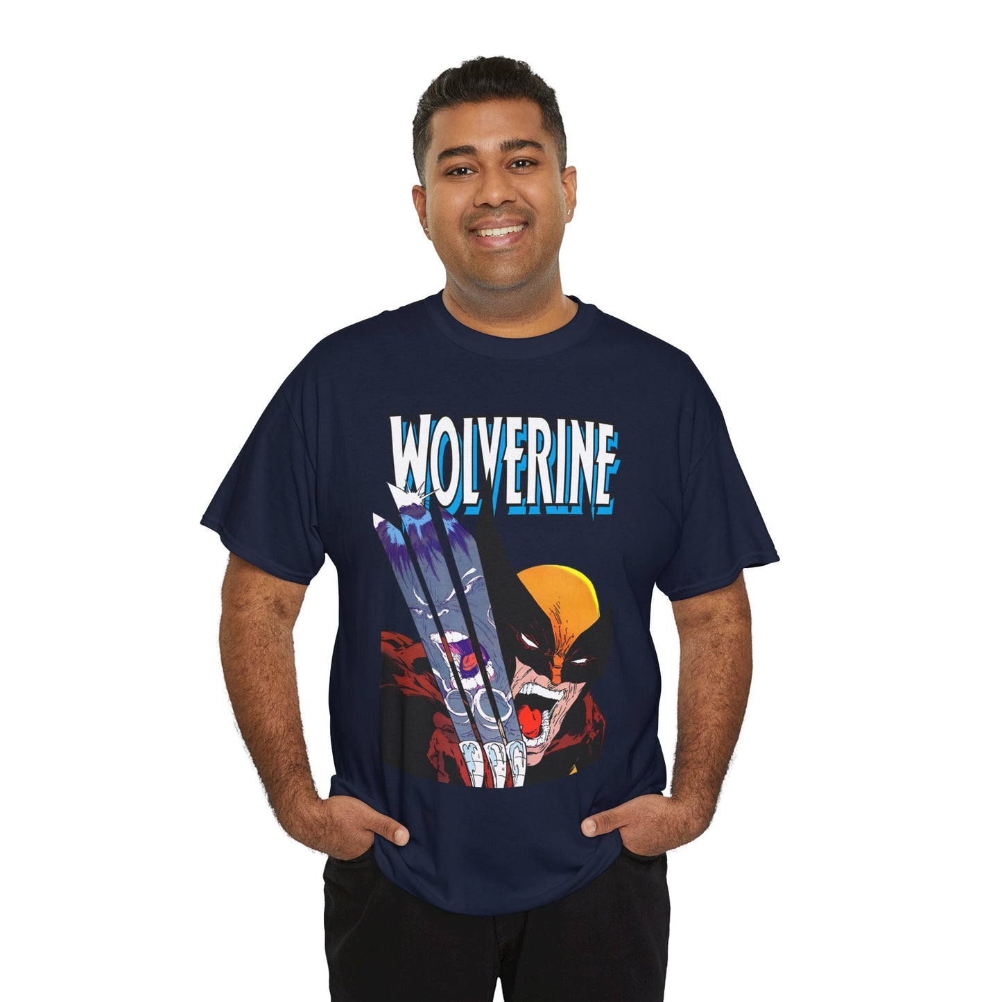 Wolverine T-Shirt - Amazing Todd McFarlane Art - Classic Image Vs Incredible Hulk - Marvel Comics - Logan