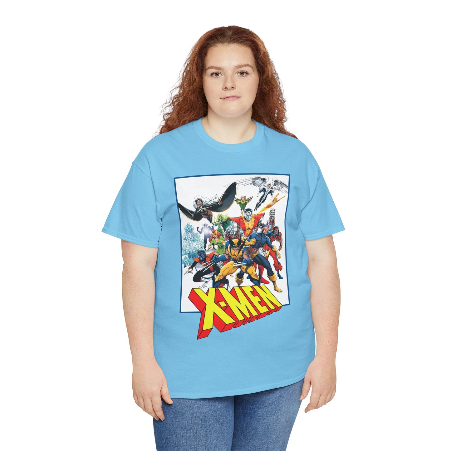 X-Men T-Shirt - Classic Arthur Adams Art - Marvel Comics - Wolverine, Colossus, Storm, Cyclops, Nightcrawler, Iceman