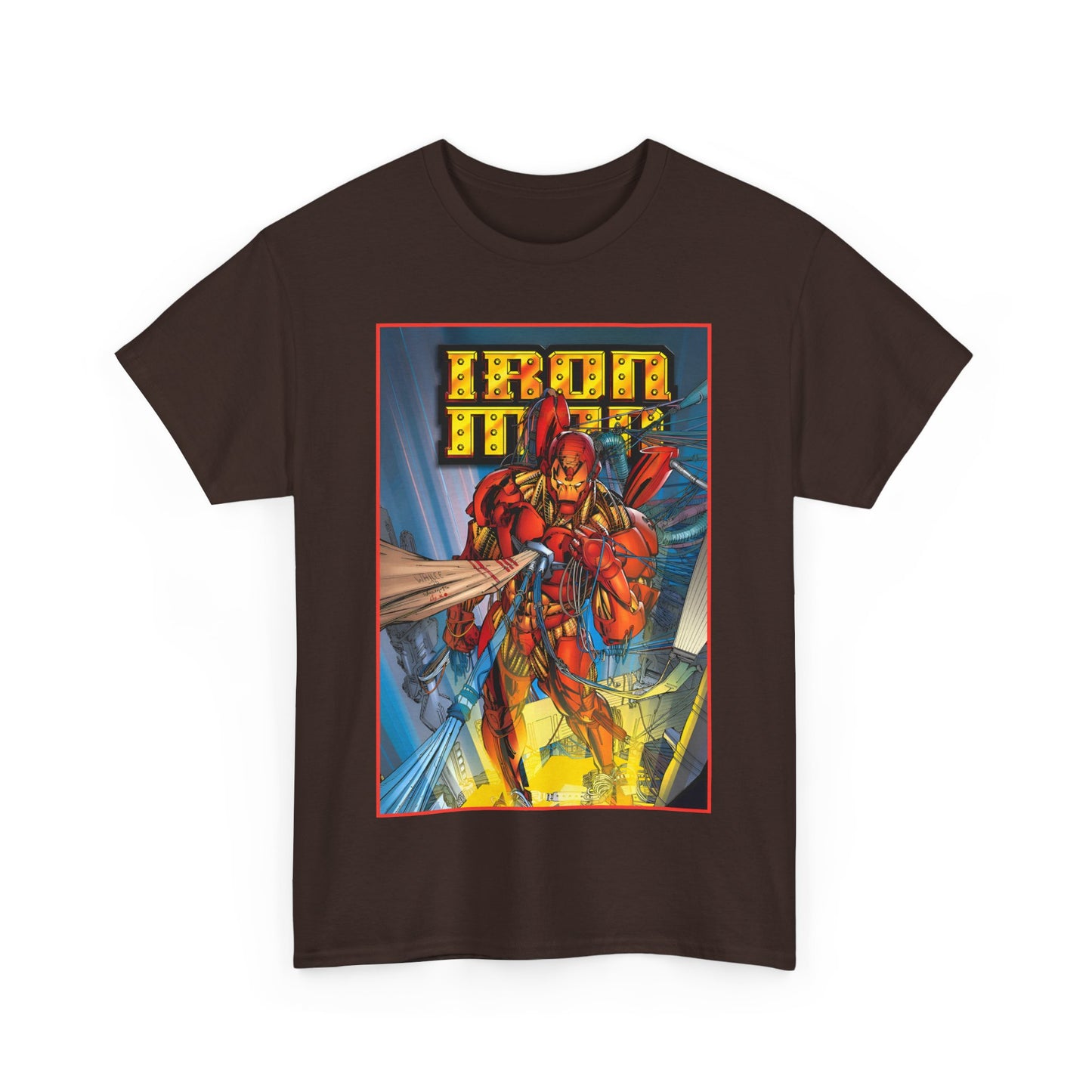 Iron Man T-Shirt - Heroes Reborn Whilce Portacio Art - Popular Marvel Comics Series - Tony Stark