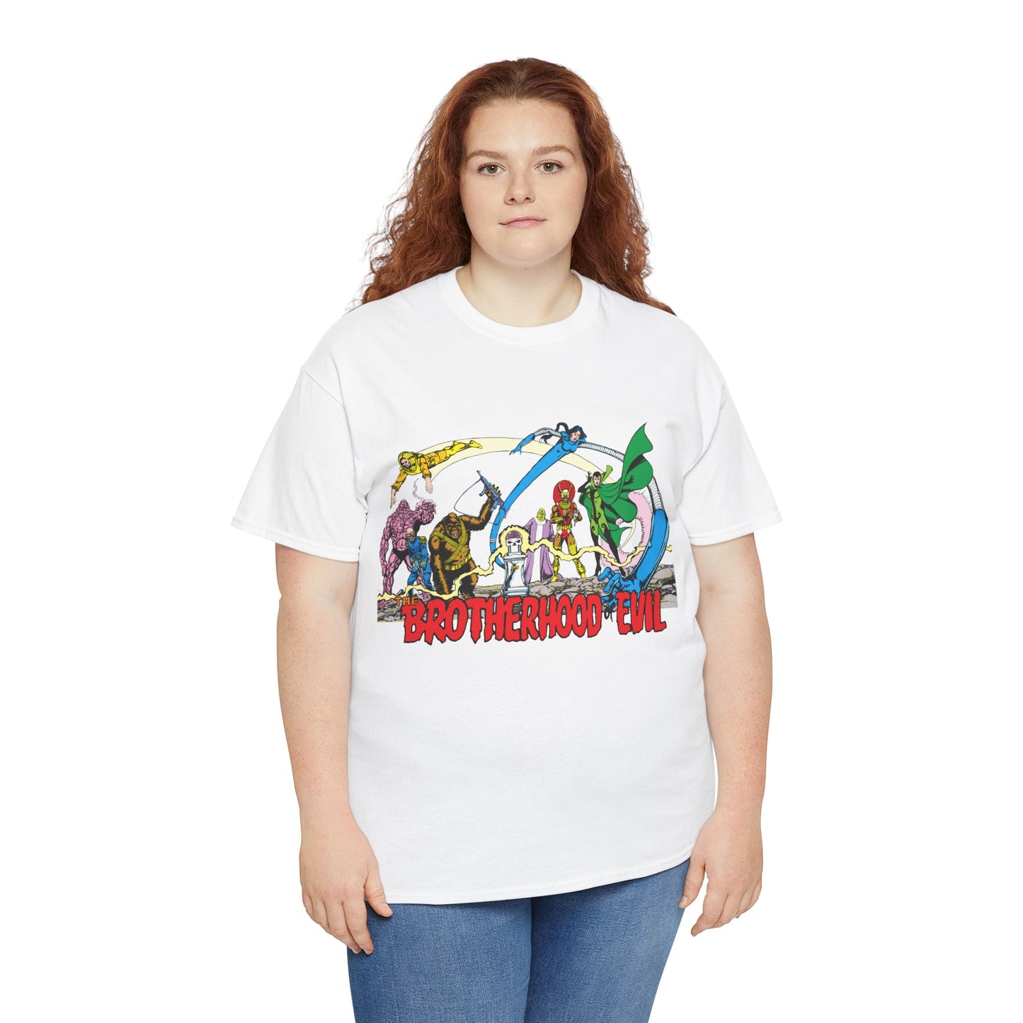 Brotherhood of Evil T-Shirt - George Perez Art - New Teen Titans, Doom Patrol - DC Comics - Madame Rouge, Phobia