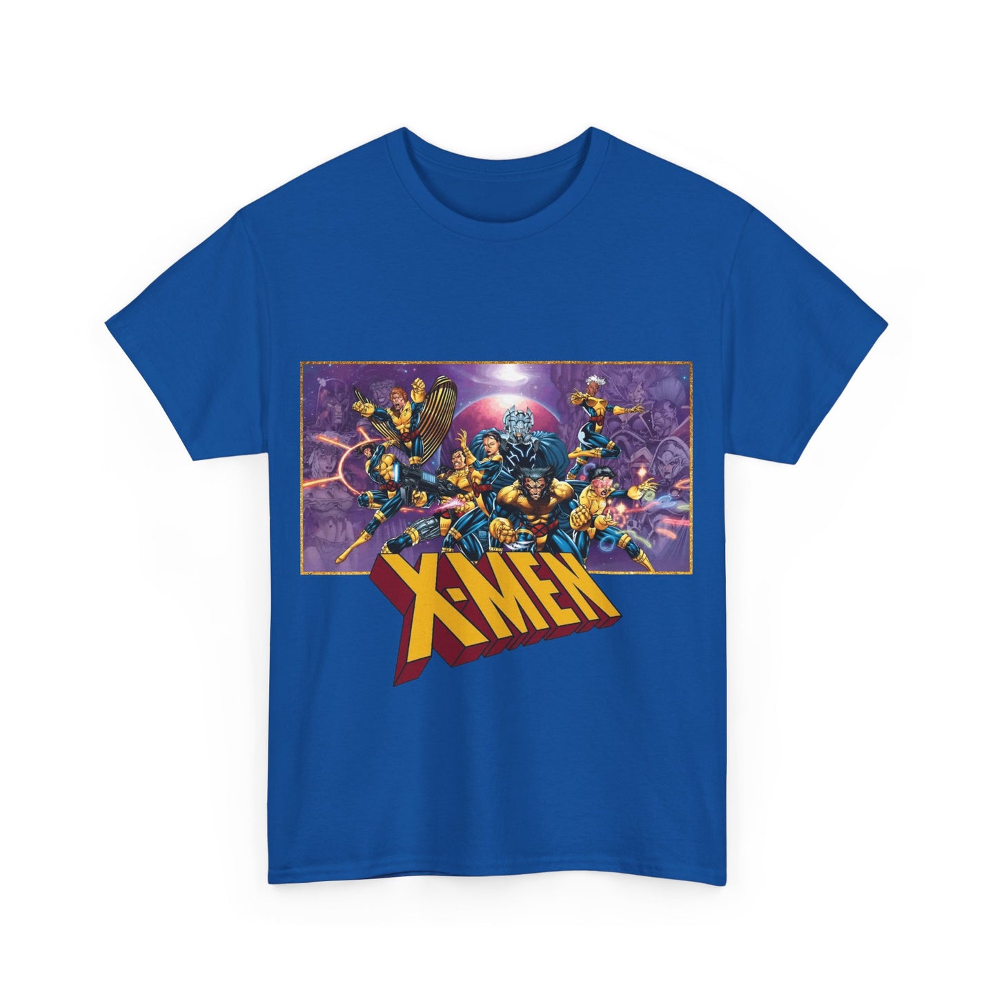 X-Men T-Shirt - Jim Lee Art - Wolverine, Storm, Gambit, Psylocke, Jubilee, Forge, Banshee - Marvel Comics Mutants