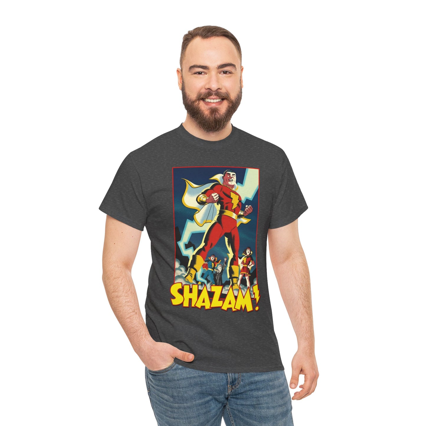 Shazam T-Shirt - Michael Cho Art - Marvel Family - Mary Marvel, Captain Marvel Jr - DC Comics