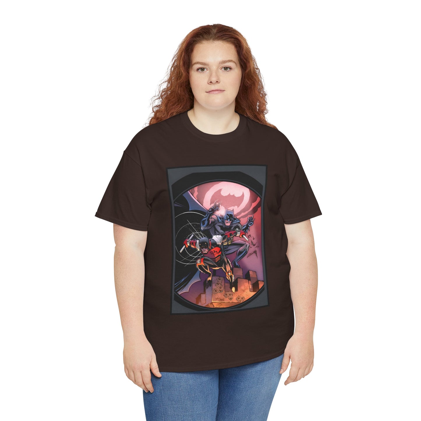 Batman & Daredevil T-Shirt - Scott McDaniel Art - DC Comics & Marvel Comics