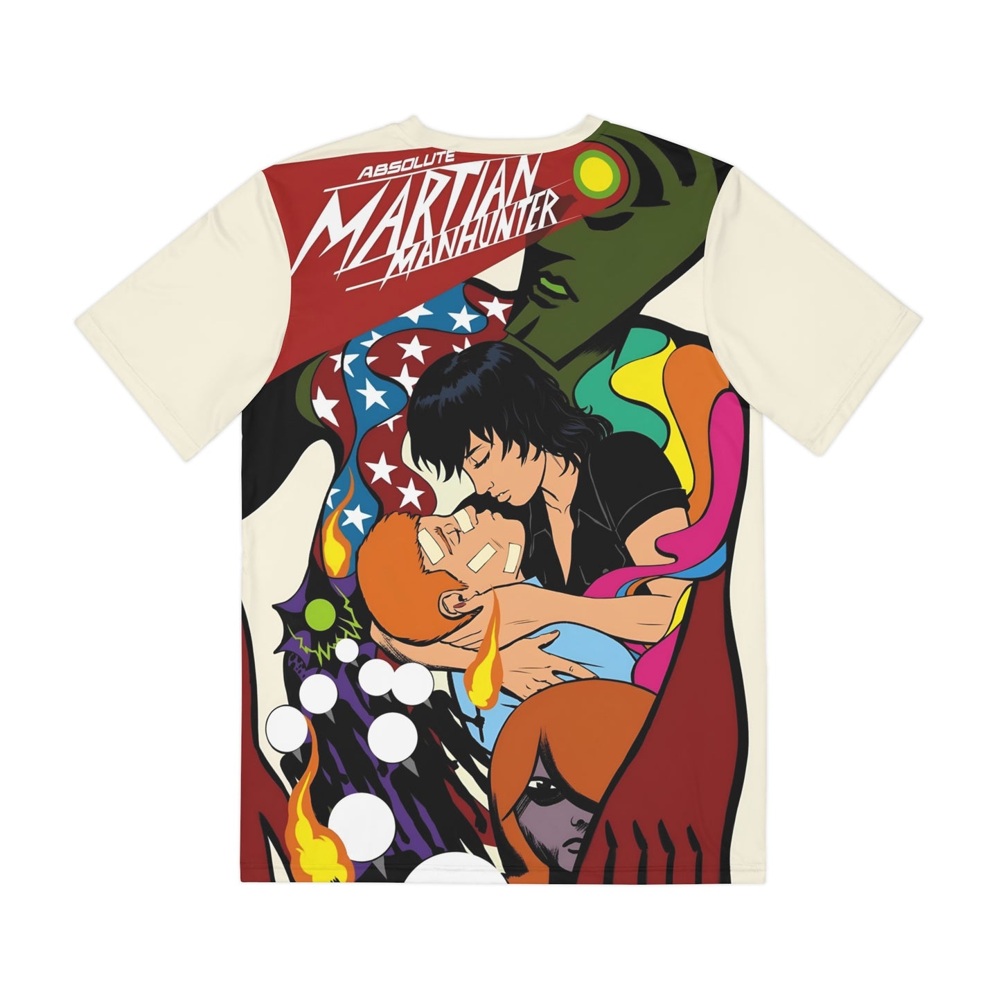 Absolute Martian Manhunter Polyester Tee (All-Over Print) - Javier Rodriguez Art - DC Comics