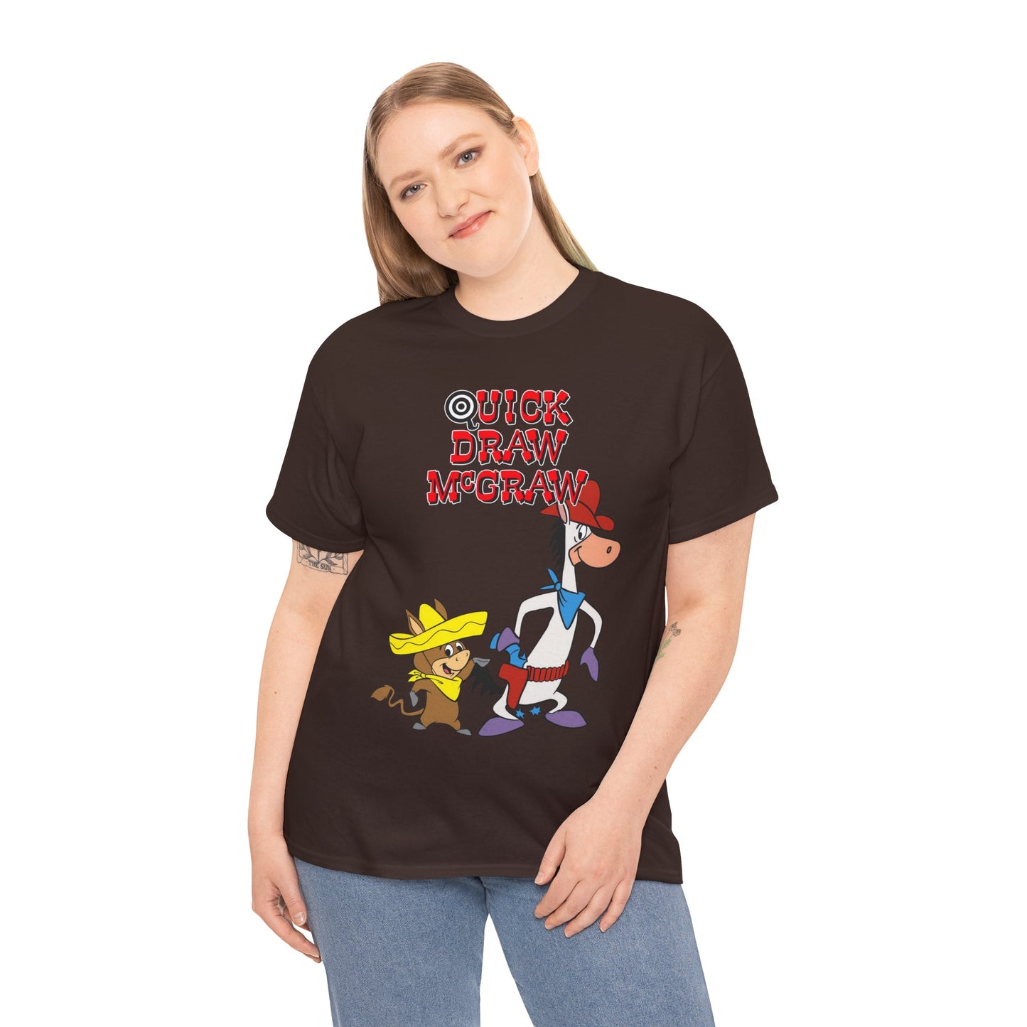 Quick Draw McGraw T-Shirt - Baba Looey - Hanna-Barbera Cartoon - Popular 1960s TV Animation
