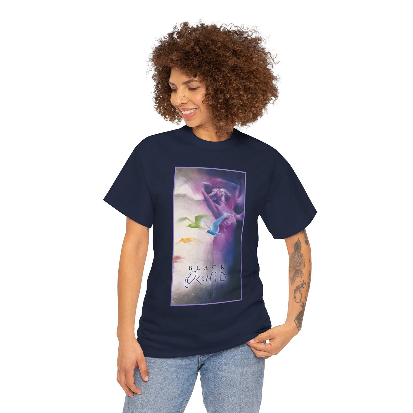 Black Orchid T-Shirt - Dave McKean Art - Susan Linden-Thorne - Neil Gaiman Story - DC Comics, Vertigo Comics