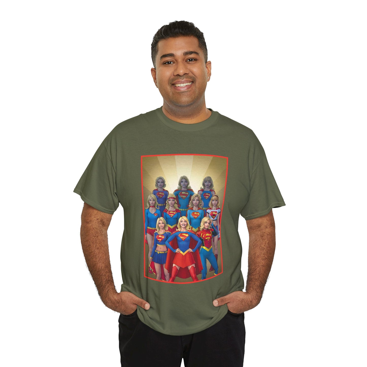 Supergirl Through the Ages T-Shirt - Nicola Scott Art - Kara from Kandor, Superman's Cousin, Linda Danvers - Survivor from Krypton - DC Comics