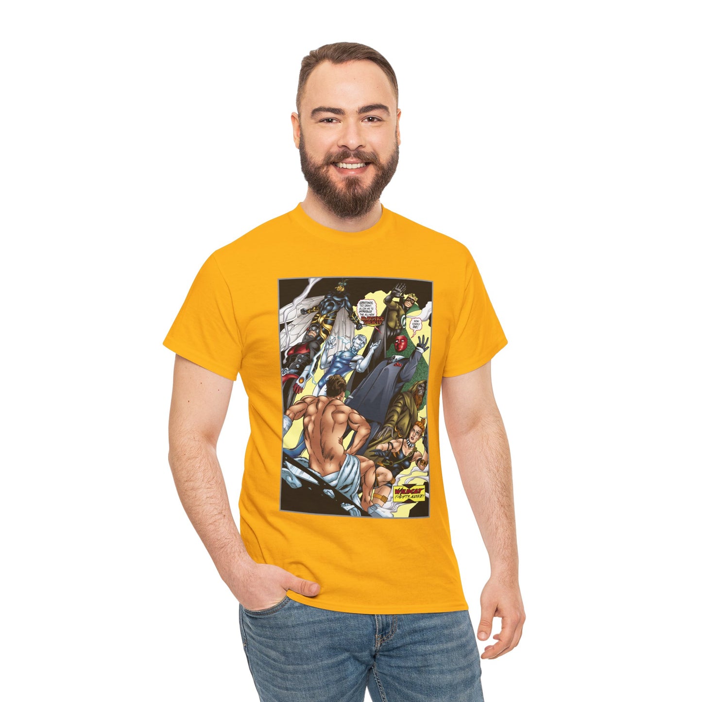 Wildcat/Injustice Society T-Shirt