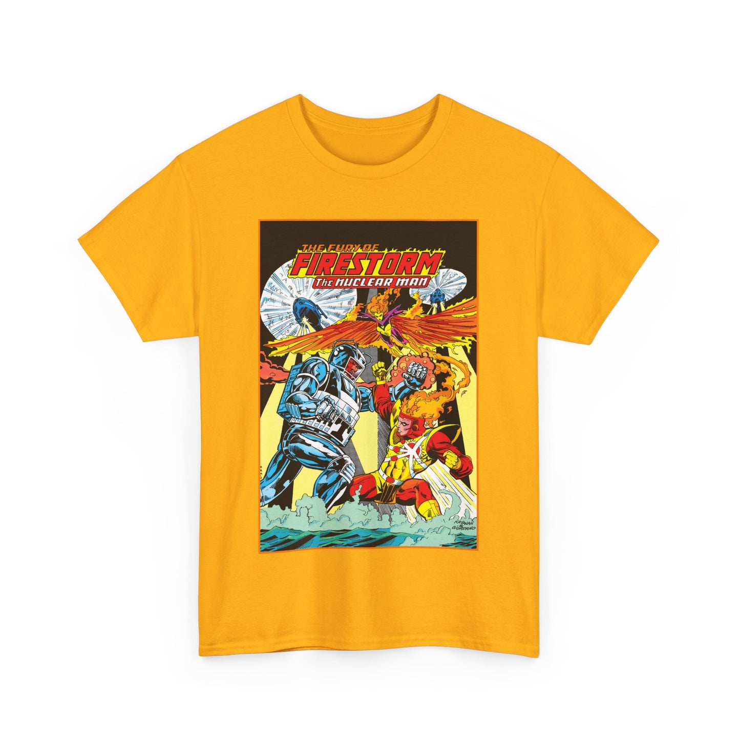 Fury of Firestorm T-Shirt - DC Comics - Firehawk, Tokamak - Annual #1 Art