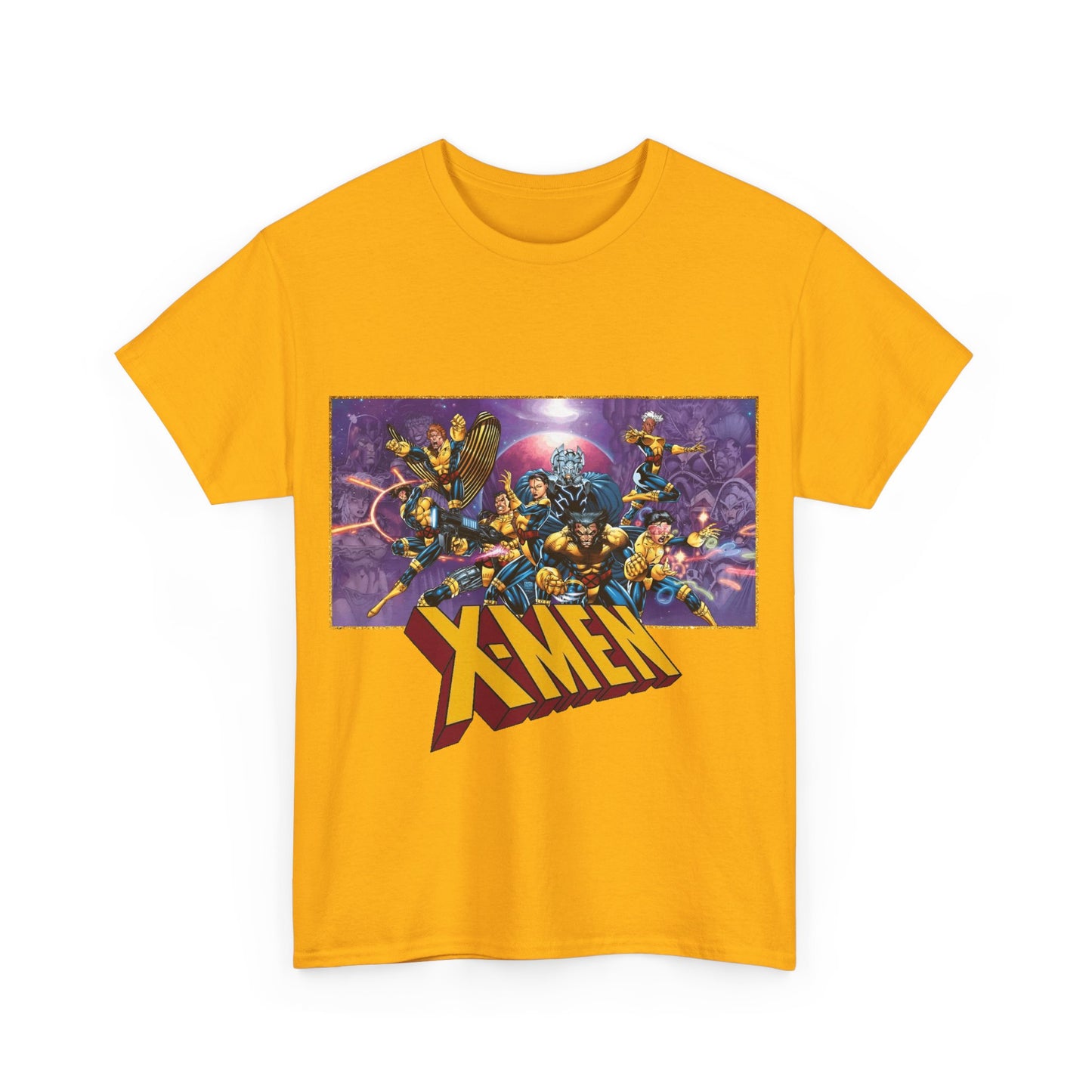 X-Men T-Shirt - Jim Lee Art - Wolverine, Storm, Gambit, Psylocke, Jubilee, Forge, Banshee - Marvel Comics Mutants
