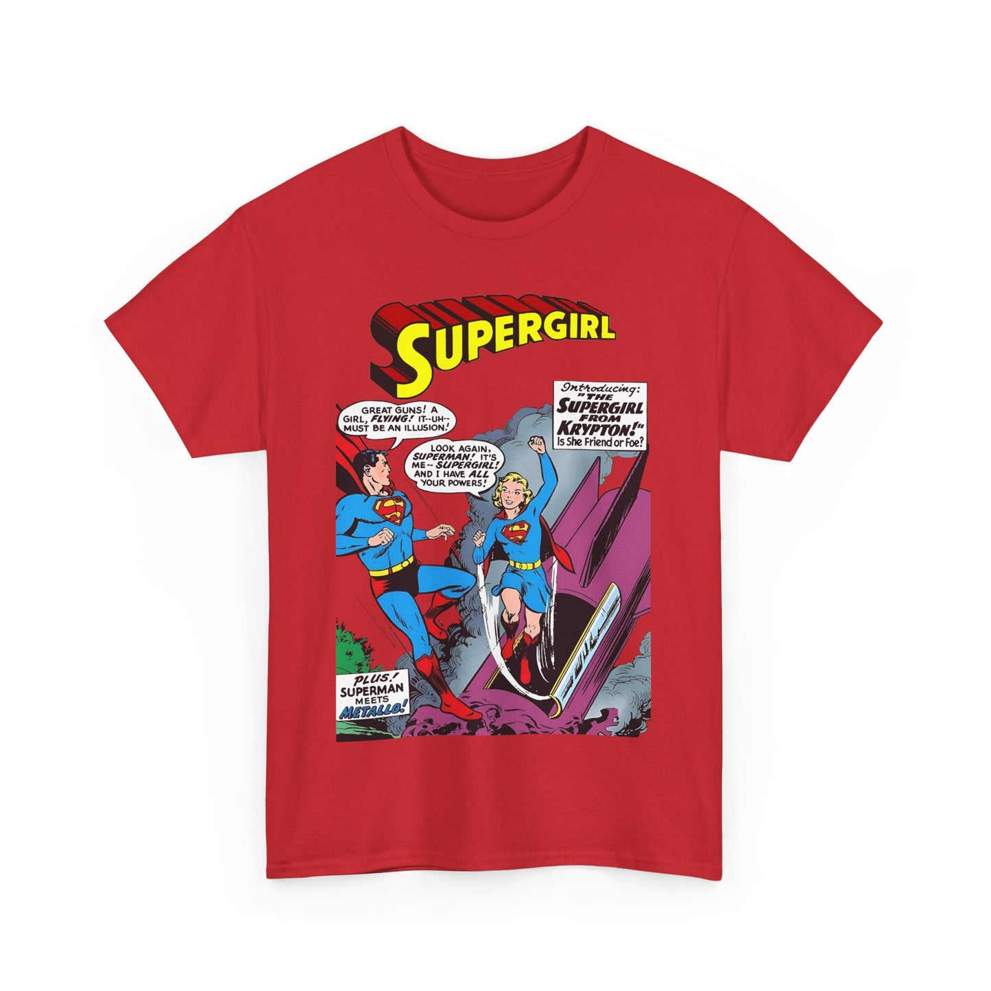 Supergirl T-Shirt - Action Comics #252 - 1st Appearance of Supergirl Cover Art - Kara from Kandor - DC Comics