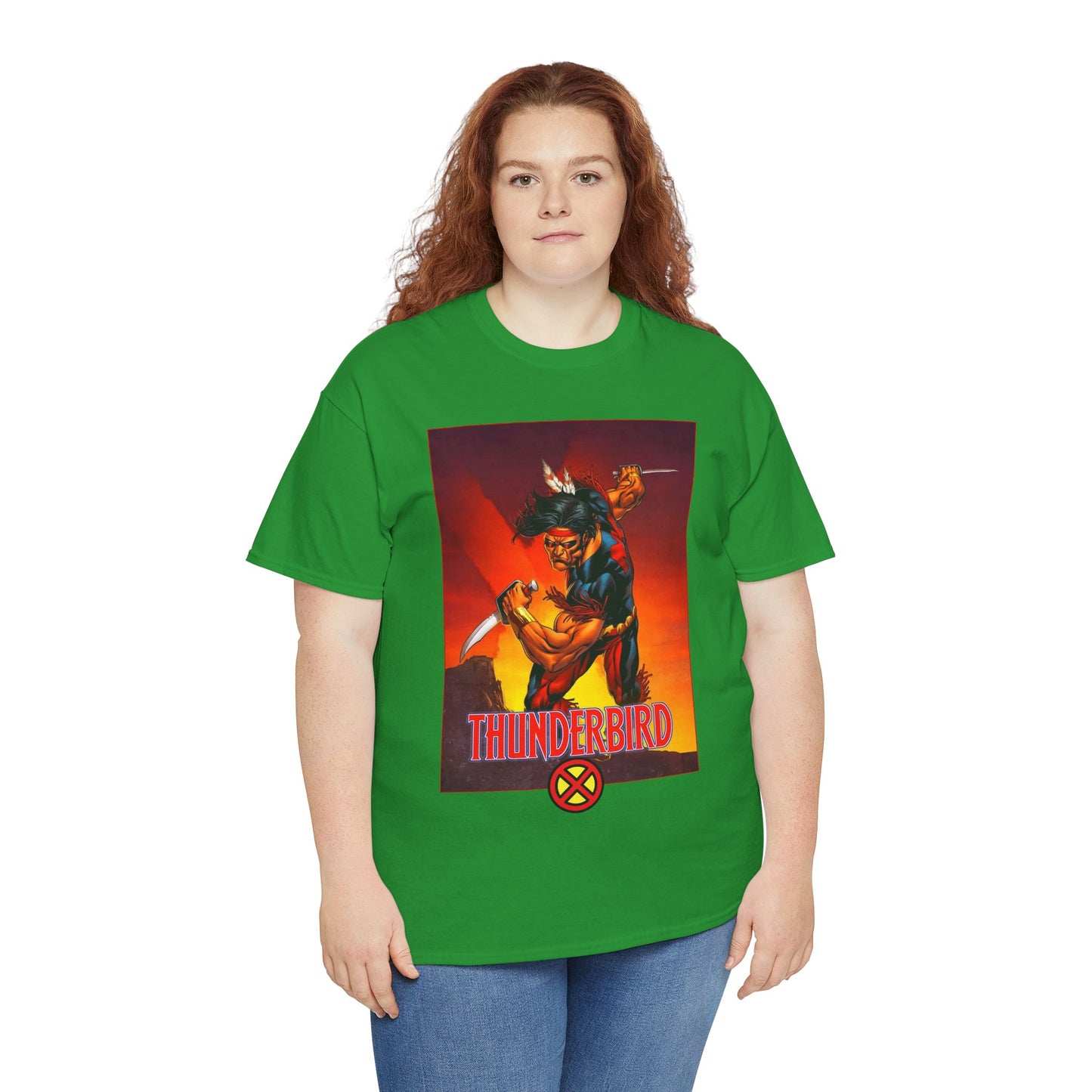 Thunderbird T-Shirt - John Proudstar, Original X-Men Member - Apache Native American - Marvel Comics