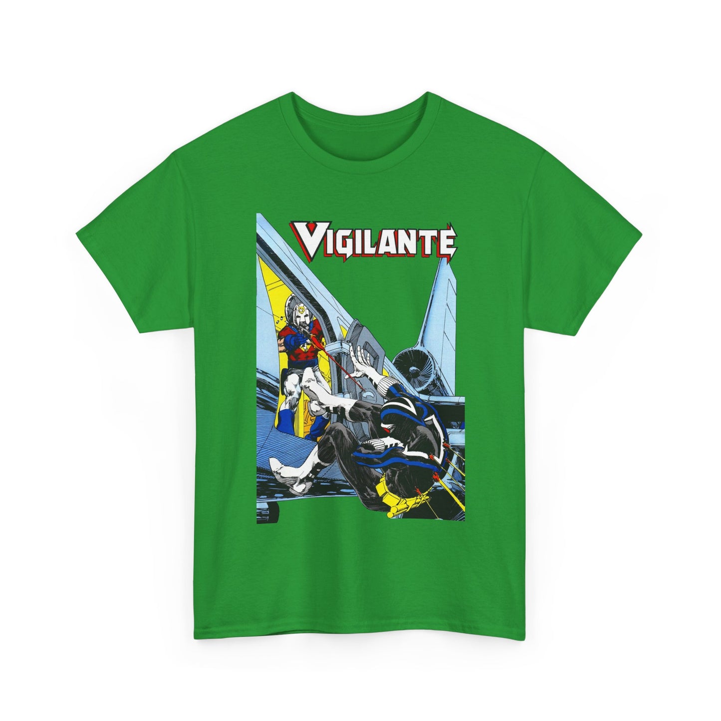 Vigilante Vs Peacemaker T-Shirt - Mike Grell Art - Adrian Chase - DC Comics