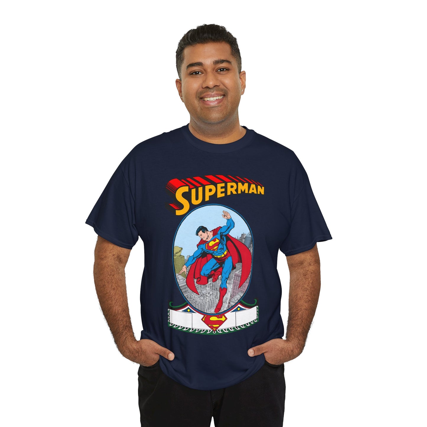 Superman T-Shirt - George Perez Art - #1 Homage Cover - Metropolis, Man of Steel, Daily Planet, Clark Kent - DC Comics