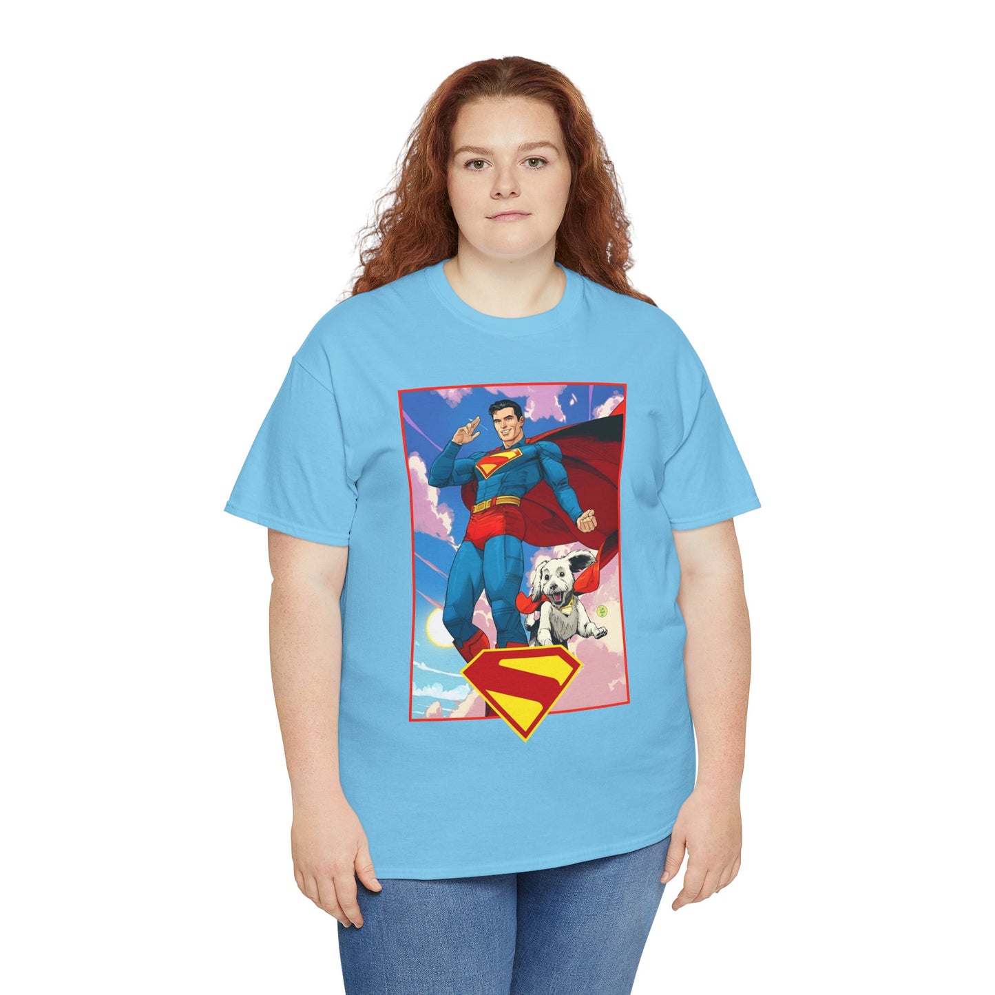 Superman & Krypto T-Shirt - DC Comics - New James Gunn Movie 2025 - Dan Mora Art - Man of Steel