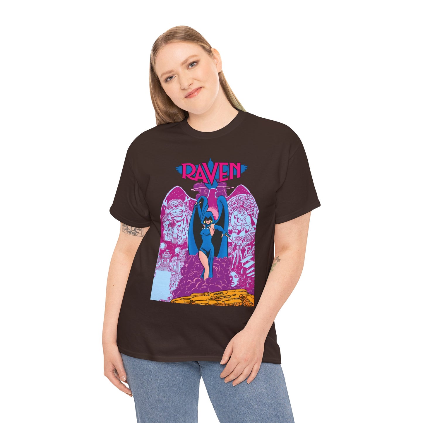 Raven T-Shirt - George Perez Art - New Teen Titans - Trigon, Azarath - DC Comics