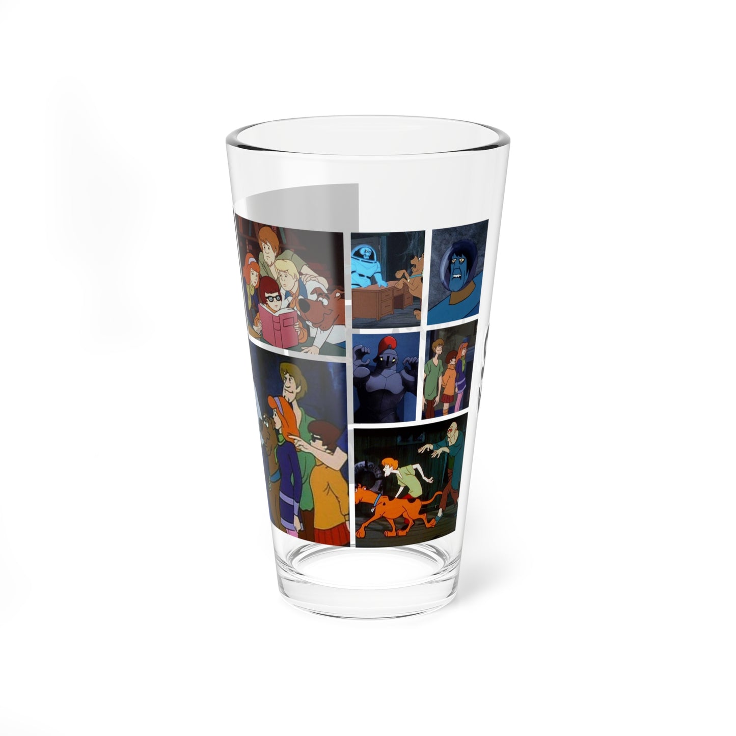 Scooby Doo, Where Are You? Pint Glass, 16oz - Fred, Velma, Daphne, Shaggy - Mystery, Inc - Hanna-Barbera Cartoon