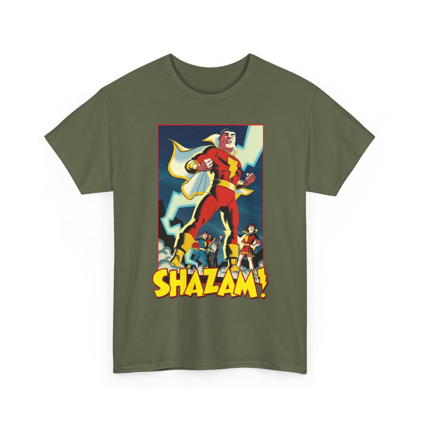 Shazam T-Shirt - Michael Cho Art - Marvel Family - Mary Marvel, Captain Marvel Jr - DC Comics