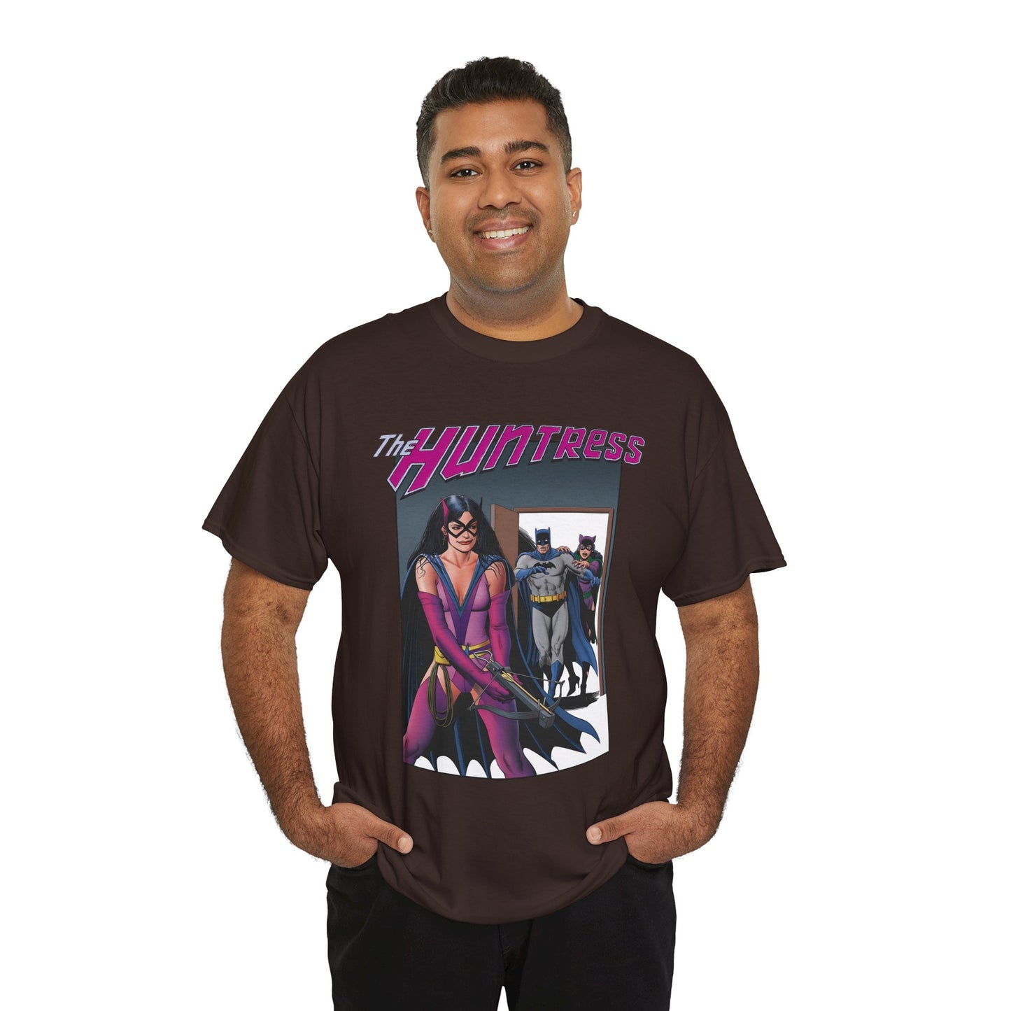 Huntress Shirt - Brian Bolland Art - Helena Wayne, Batman and Catwoman's Daughter - JSA Member, Earth 2 - DC Comics