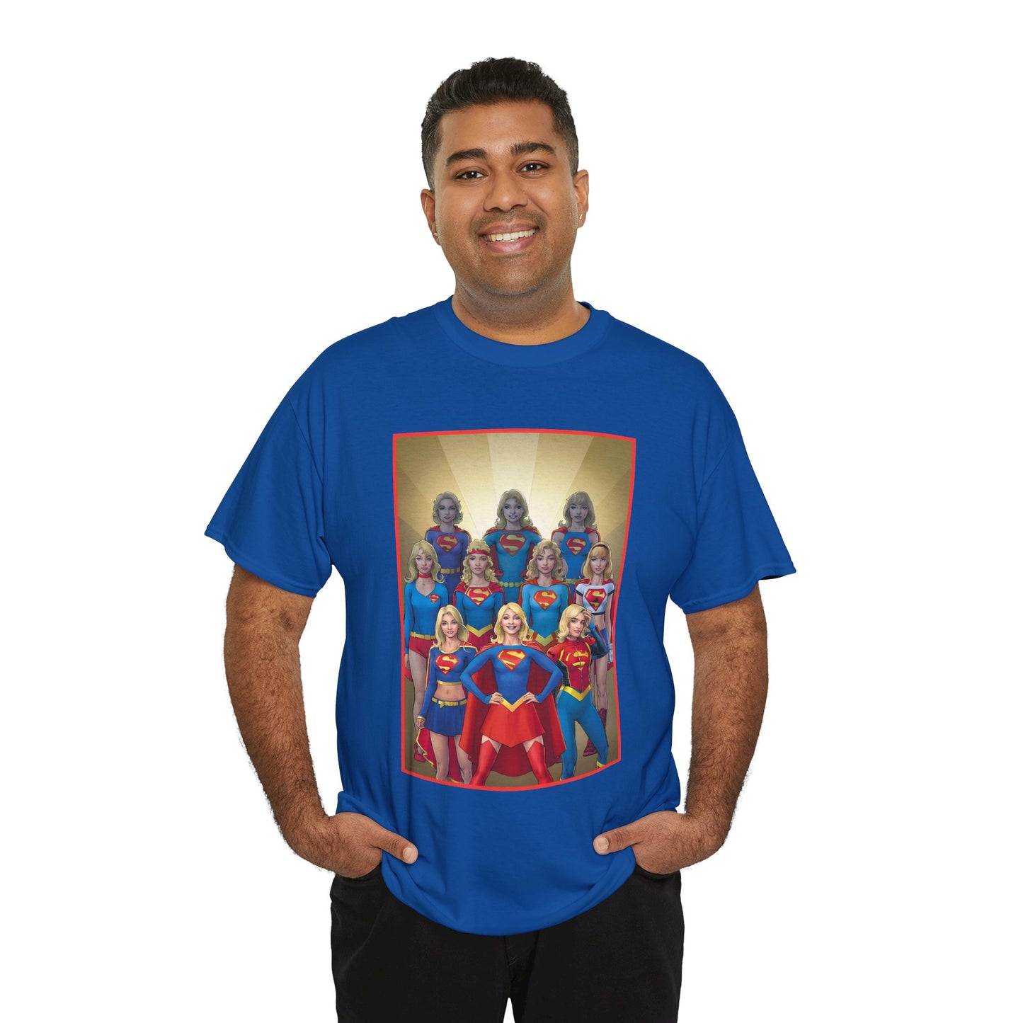 Supergirl Through the Ages T-Shirt - Nicola Scott Art - Kara from Kandor, Superman's Cousin, Linda Danvers - Survivor from Krypton - DC Comics
