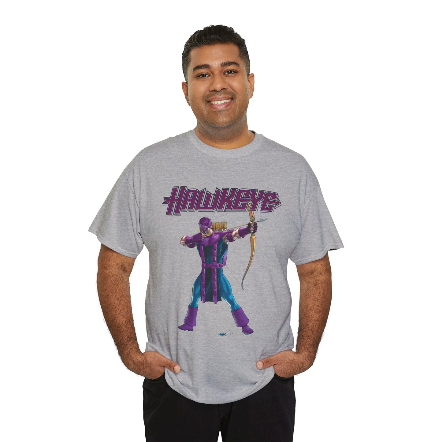 Hawkeye T-Shirt - George Perez Art - Avengers Member/Leader - Clint Barton - Popular Marvel Comics Character