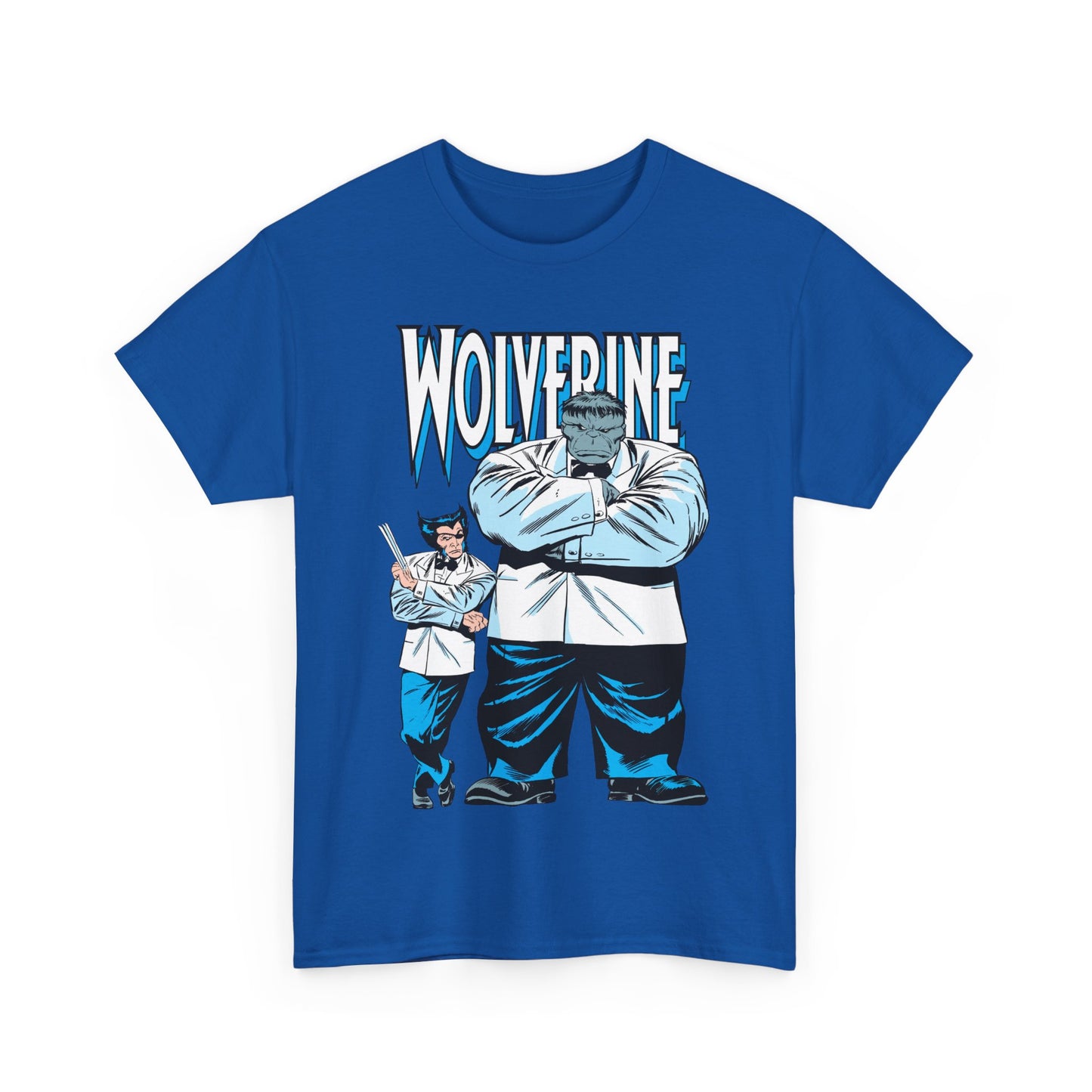 Wolverine & Hulk T-Shirt - Patch & Joe Fix-It - John Buscema Art - Logan in Madripoor - X-Men Character in Solo Adventure - Marvel Comics