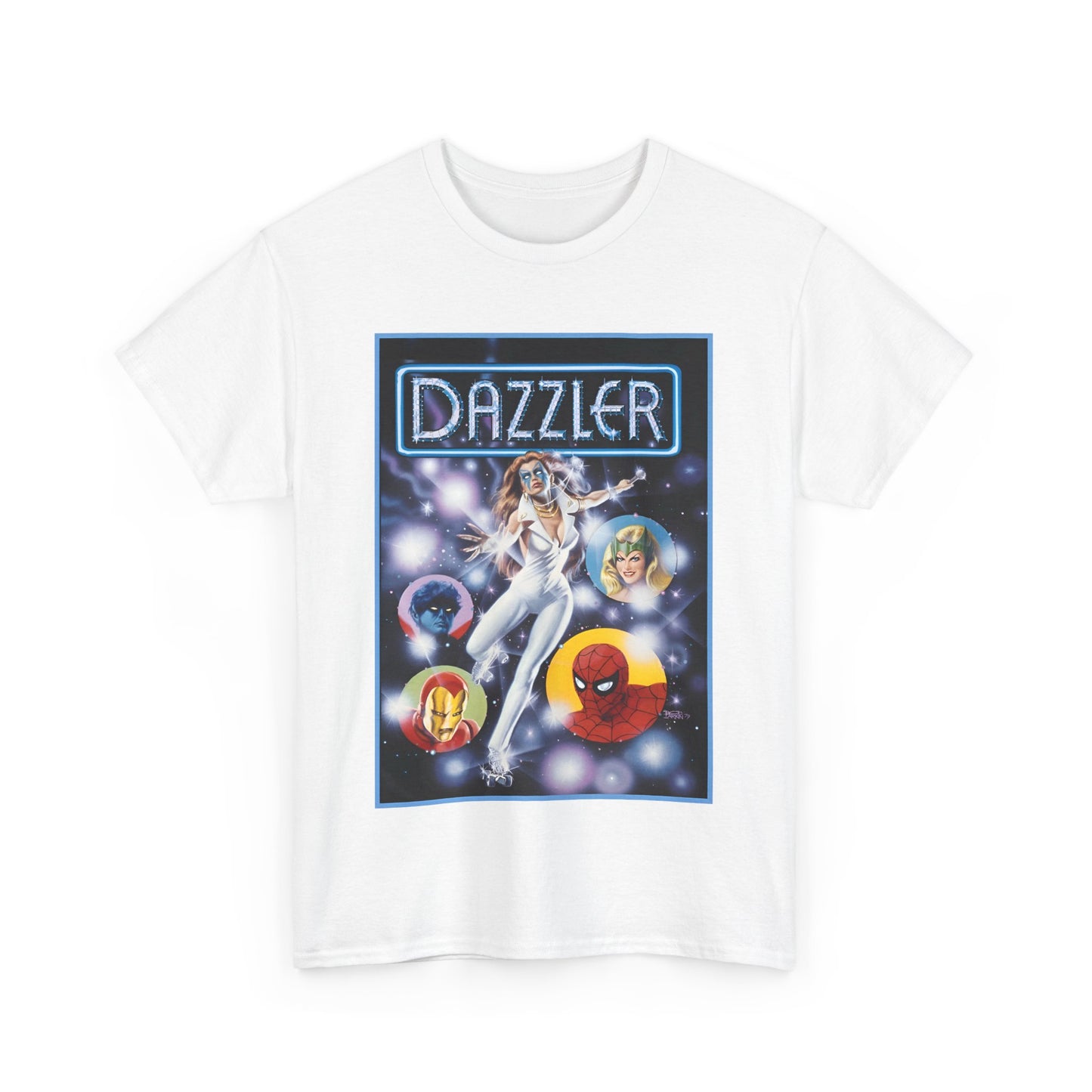 Dazzler T-Shirt - Bob Larkin Art - X-Men Connection - Alison Blaire - Mutant Pop Star - Marvel Comics