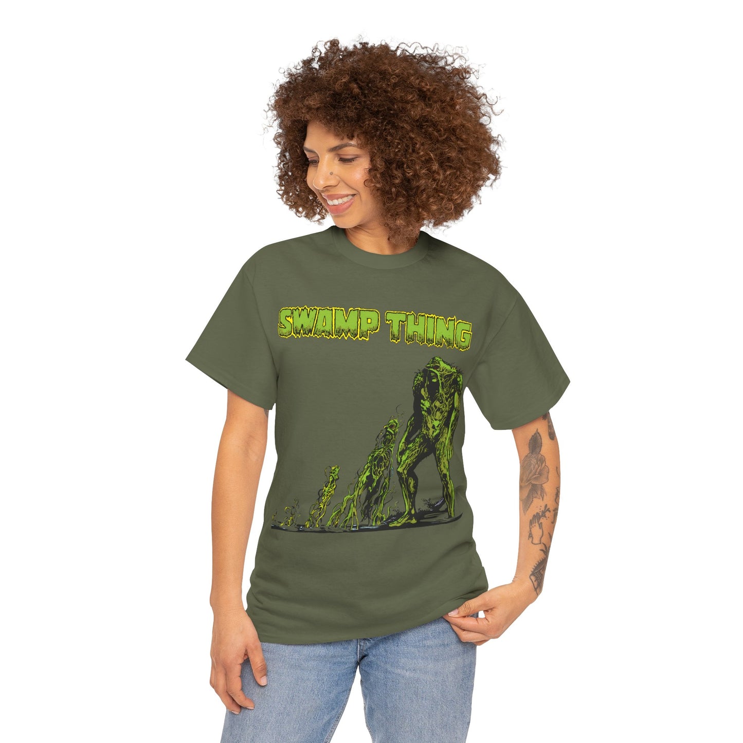 Swamp Thing T-Shirt - Stephen Bissette & John Totleben - Alec Holland - Avatar of the Green - DC Comics, Vertigo Comics