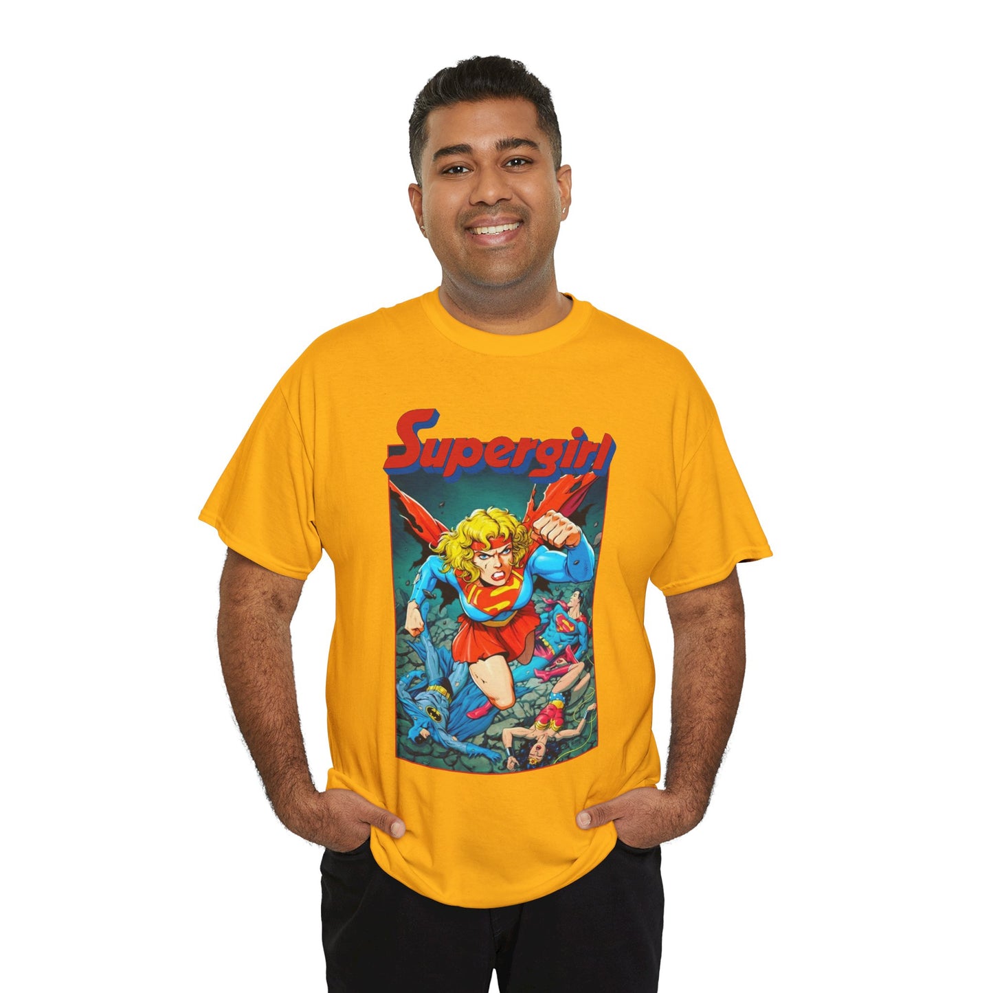 Supergirl T-Shirt - Tom Grummett Art - Crisis on Infinite Earths - Classic DC Comics Series - Death of Supergirl