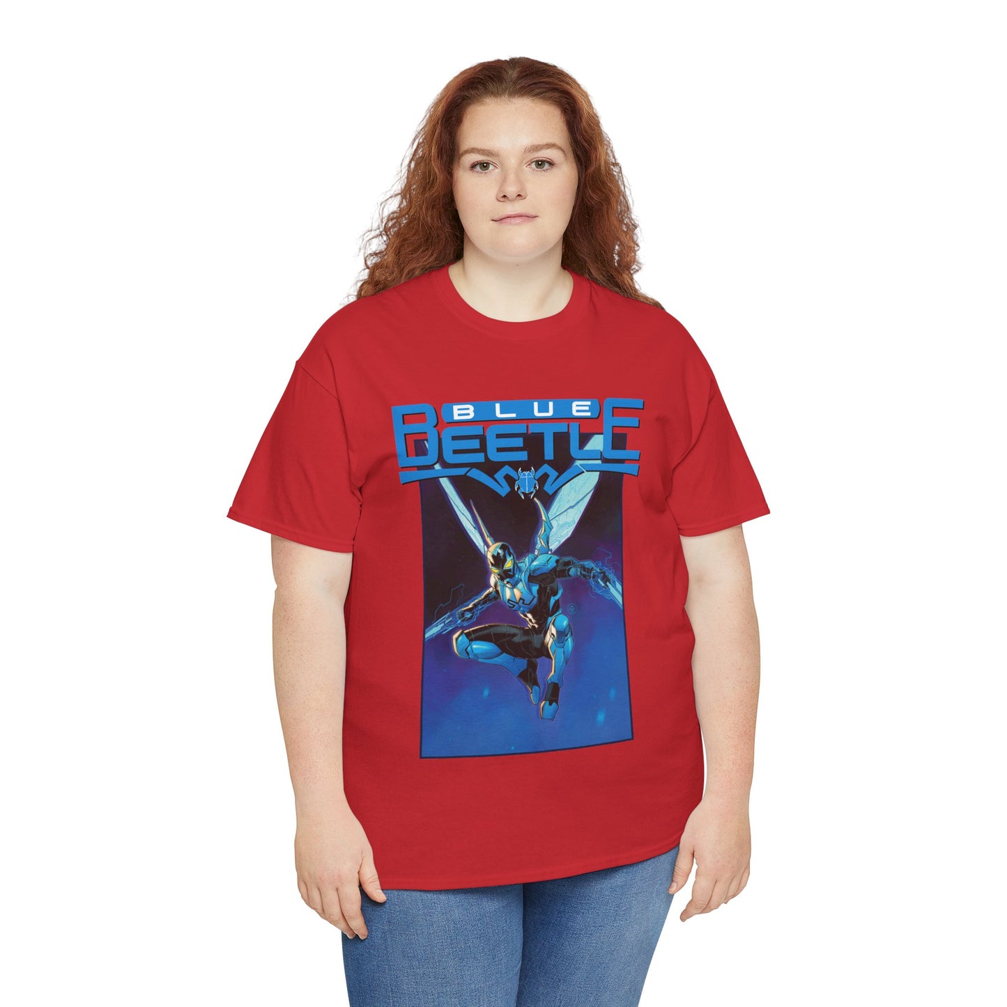 Blue Beetle T-Shirt - Dan Mora Art - DC Comics Character - Jaime Reyes