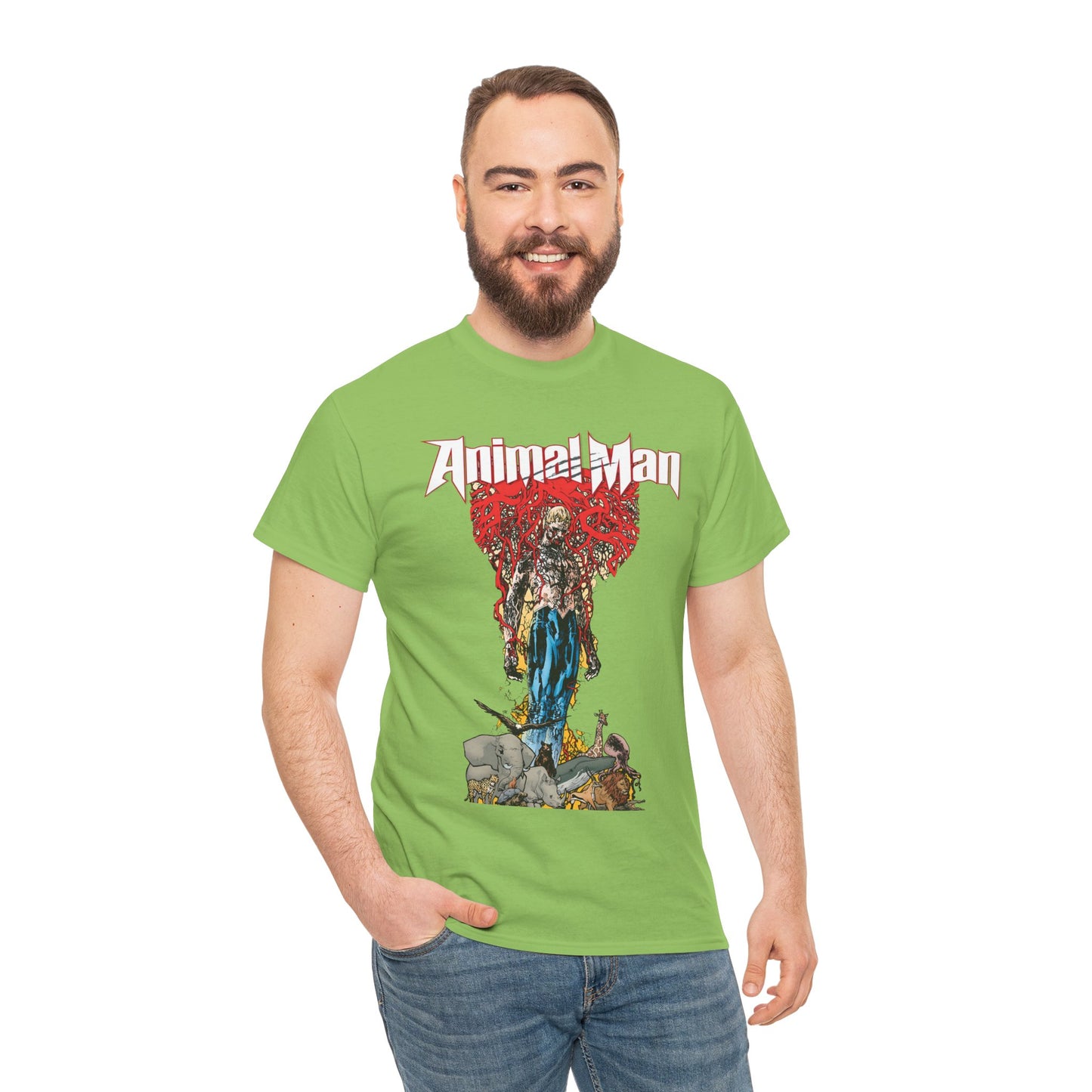 Animal Man T-Shirt - Travel Foreman Art - Buddy Baker - New 52 - DC Comics